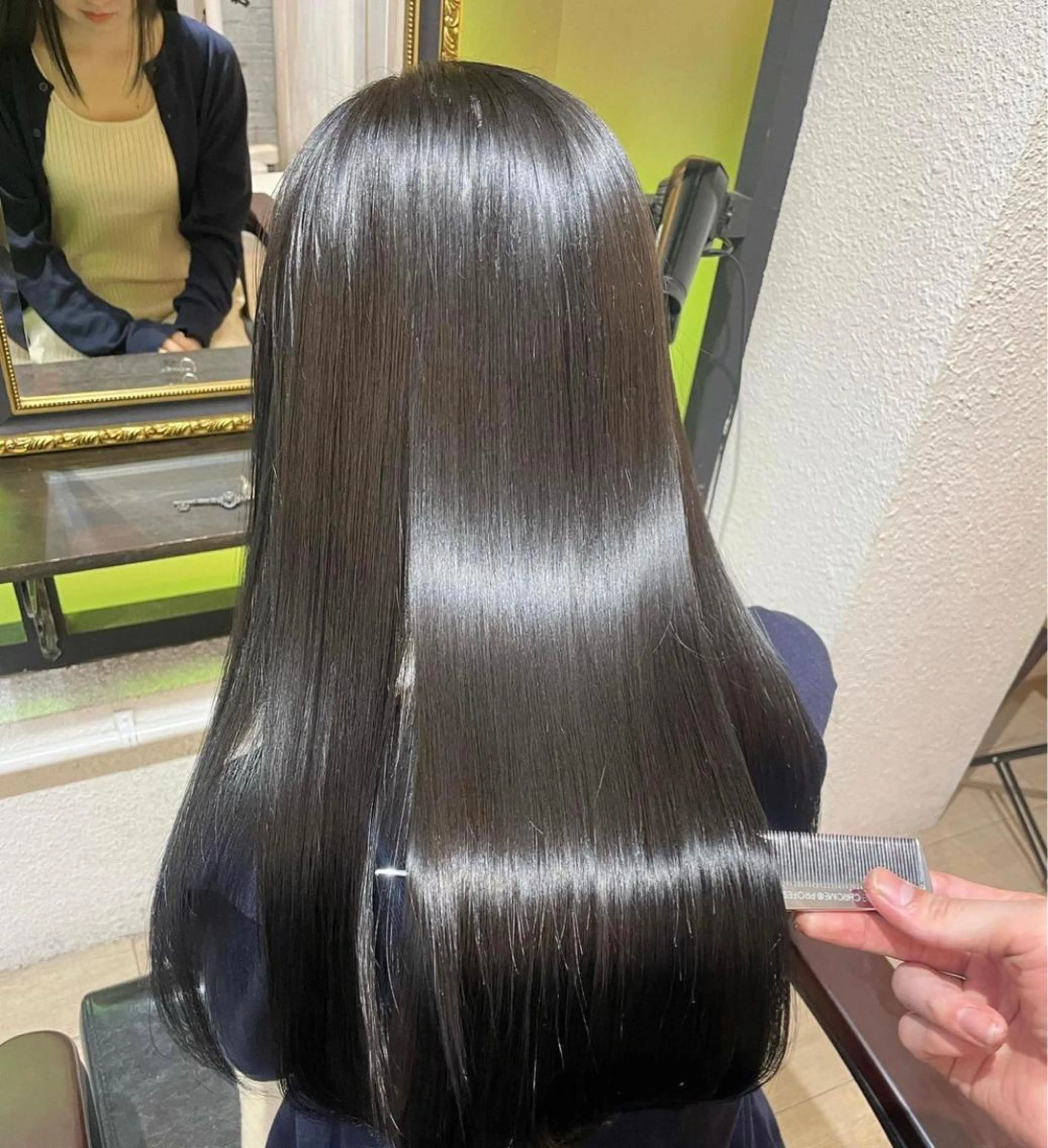 ロング カット 縮毛矯正 le. pidorgeのヘアスタイル