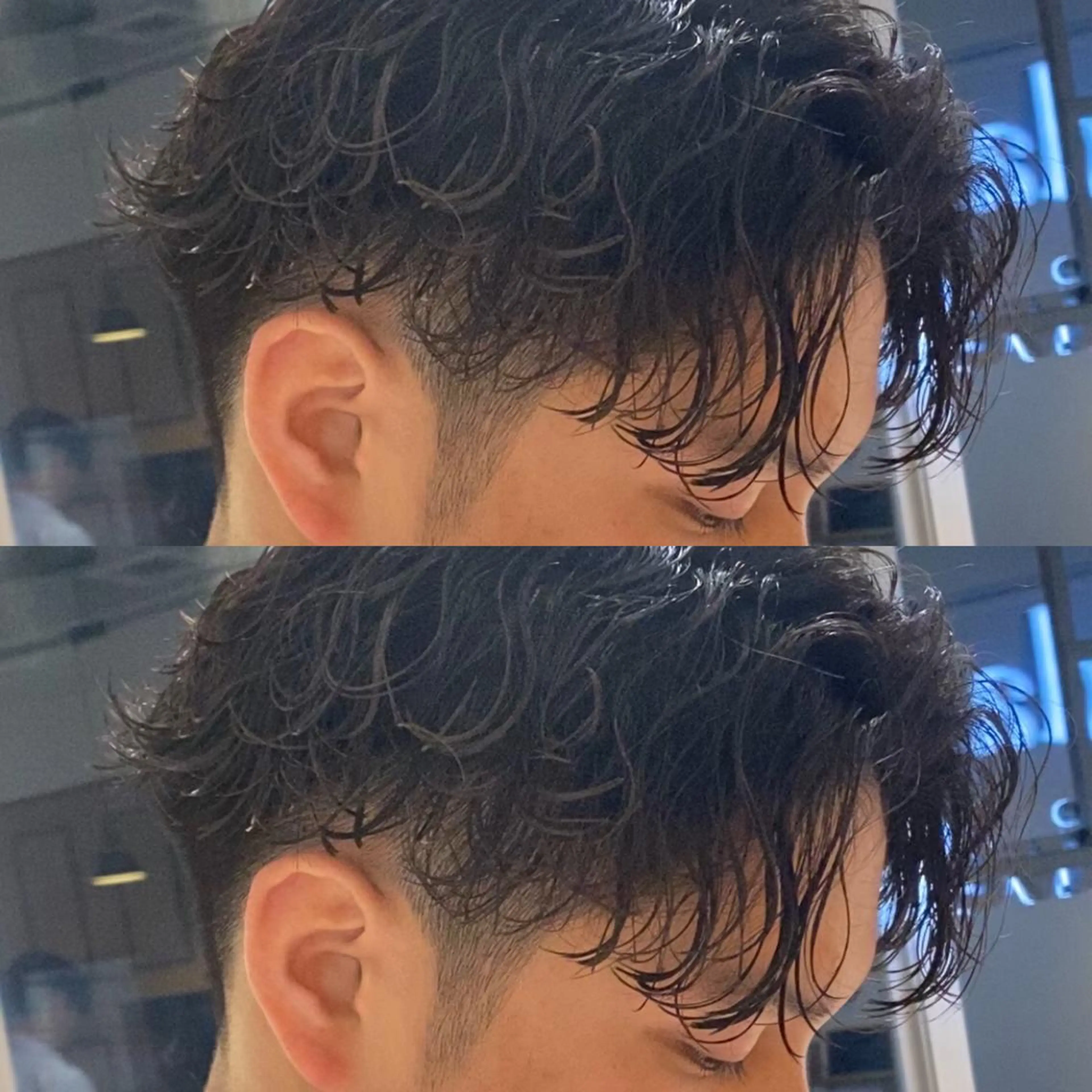 パーマ 神奈川大学最寄り白楽 三本松巧のヘアスタイル