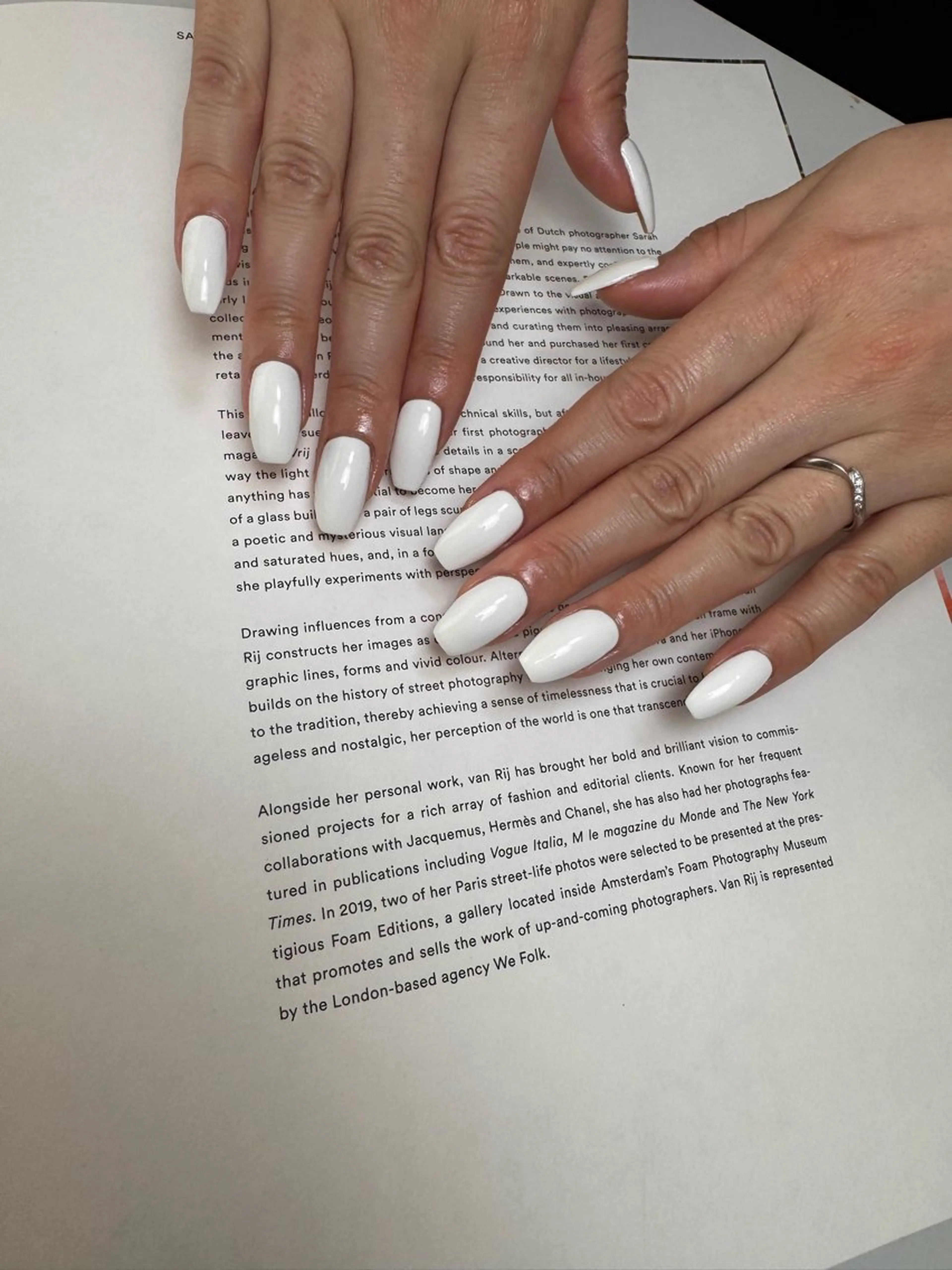 ネイル ワンカラーネイル ハンドネイル 白日-hakubi nail-のネイルデザイン