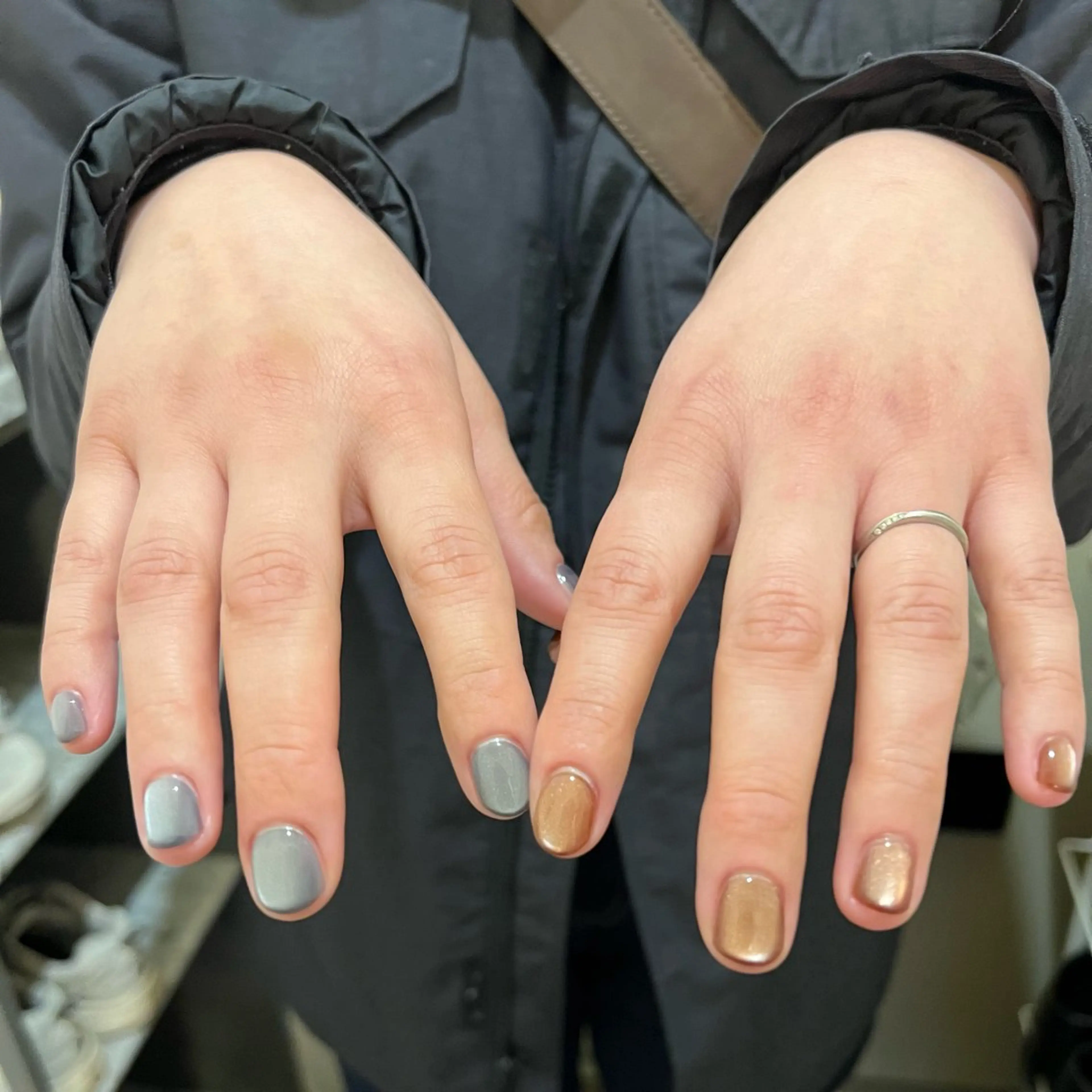 ネイル ブラウン urun eriのネイルデザイン