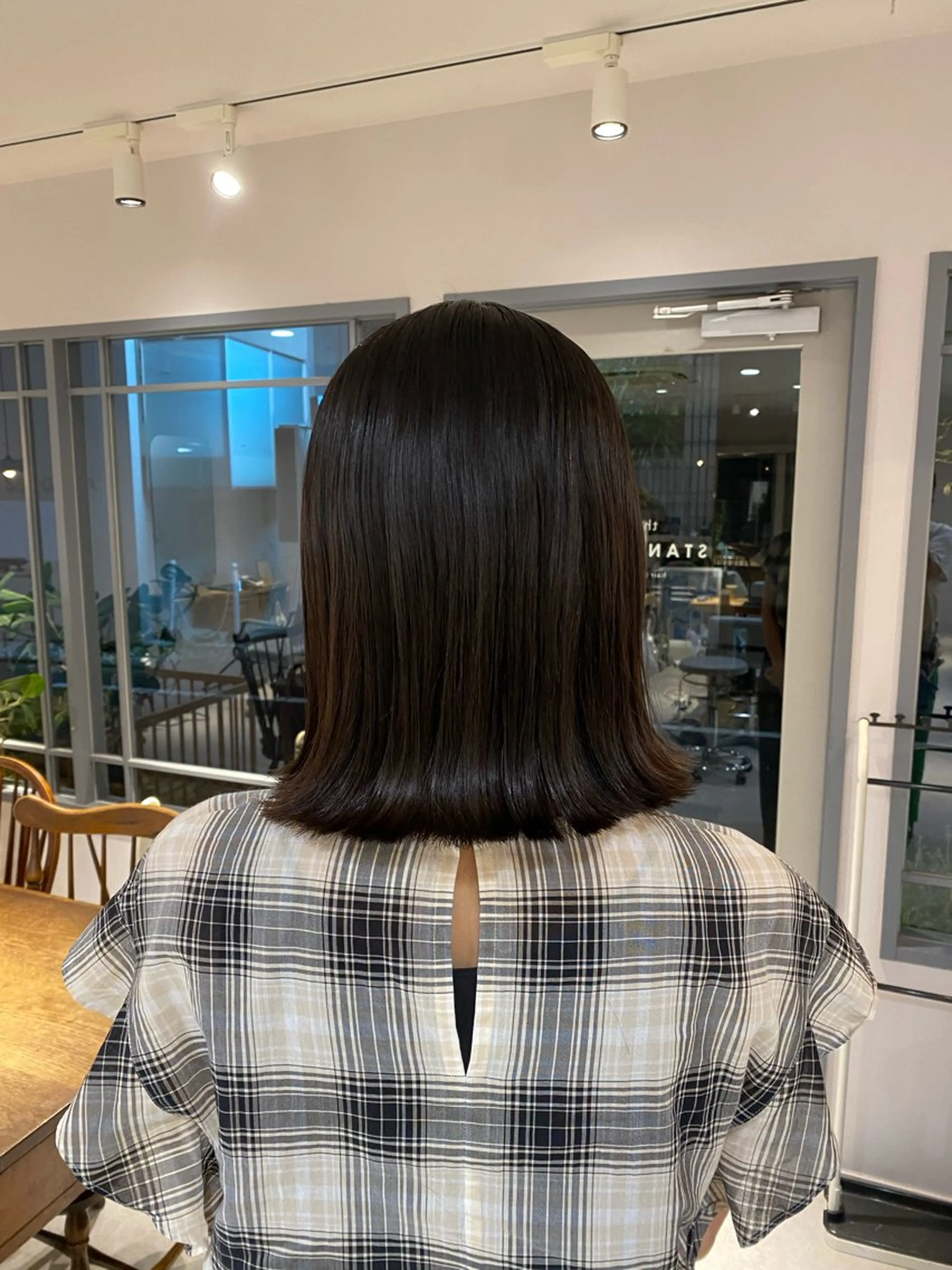 ミディアム 縮毛矯正 ‎🤍透明感カラー 【仙川】セリナ‎🤍のヘアスタイル