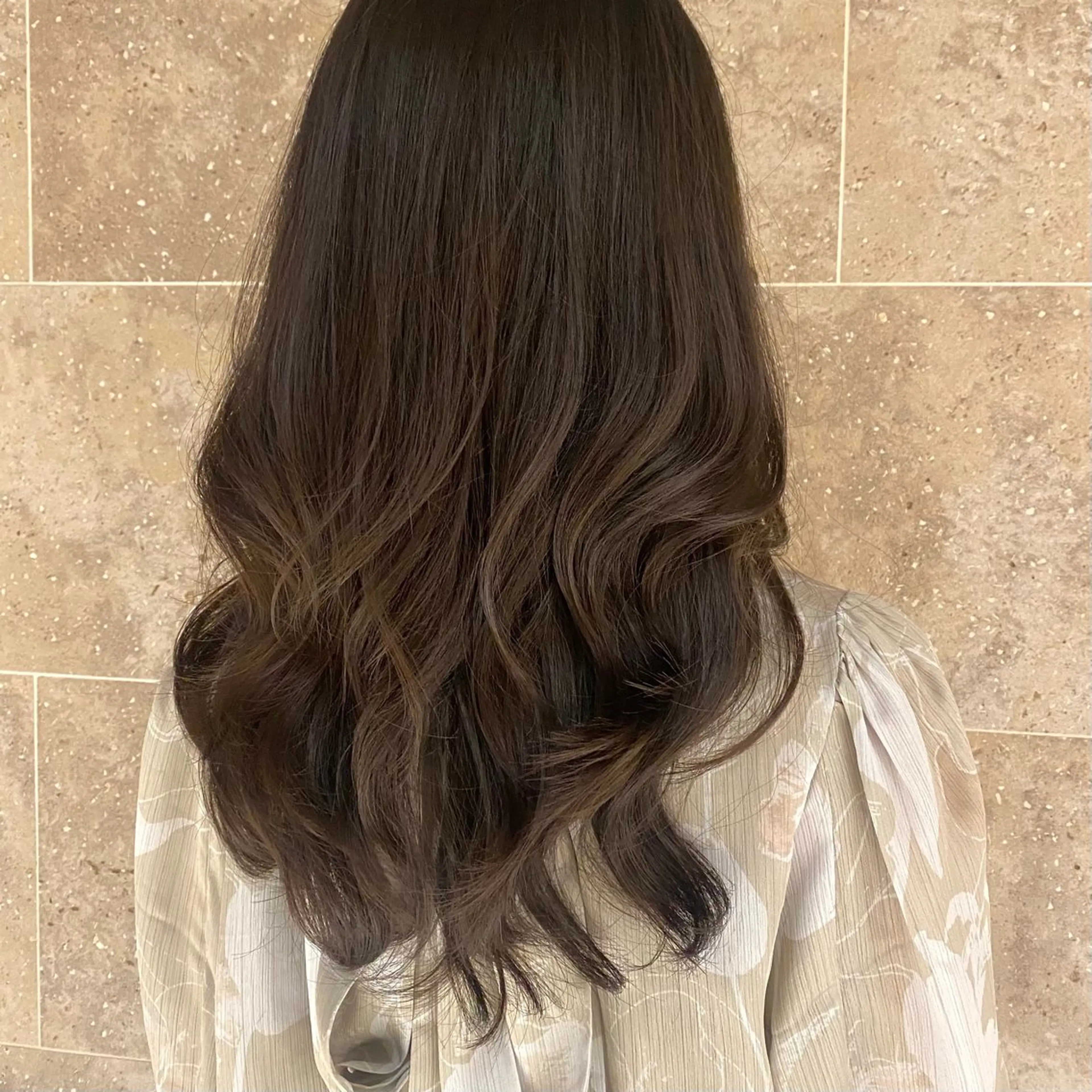 セミロング パーマ セミロングパーマ デジタルパーマ レイヤー/顔周り /透明感🩶高橋大のヘアスタイル