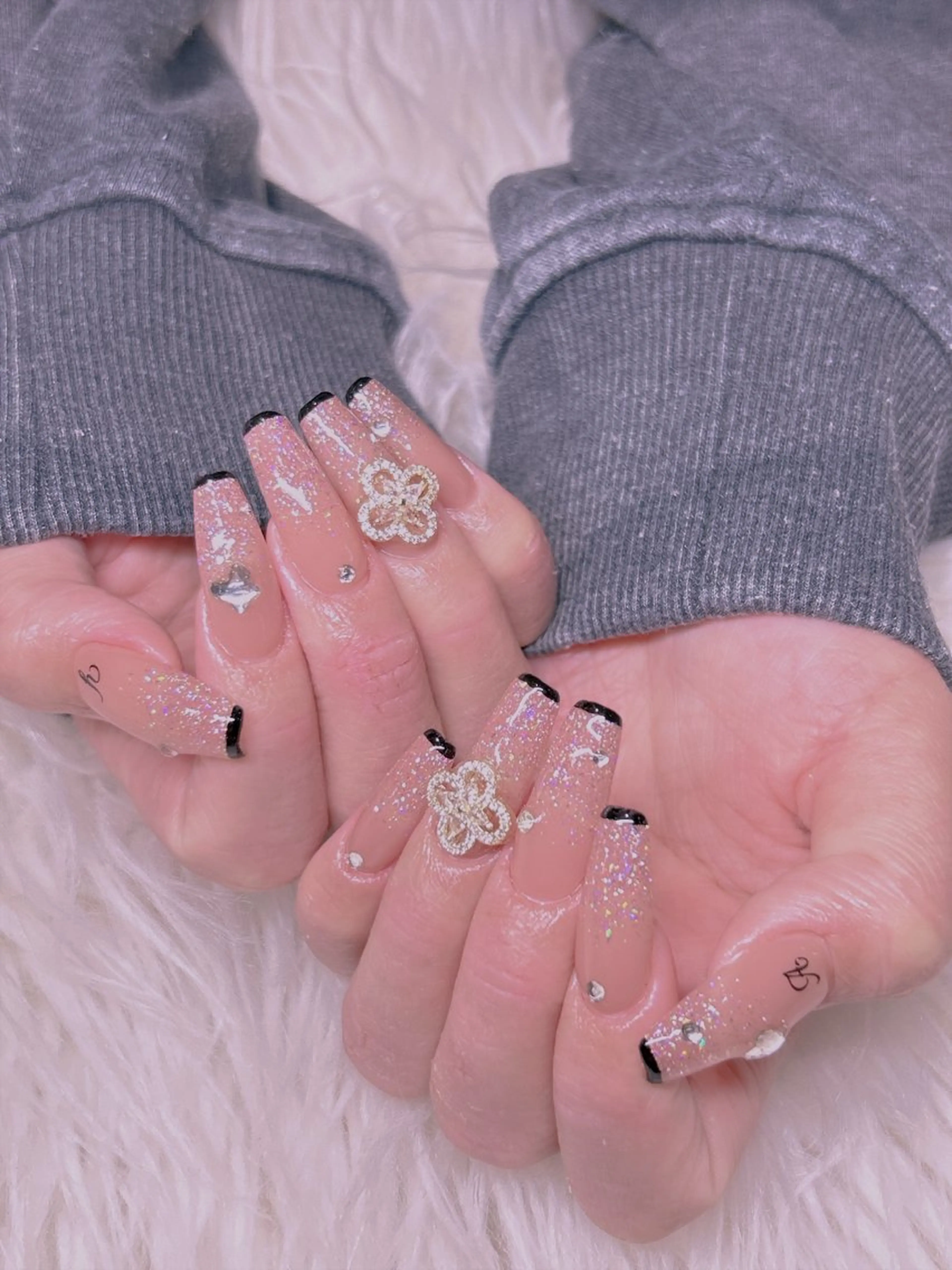 ネイル ハンドネイル 長さだし専門店 M2　rikaのネイルデザイン