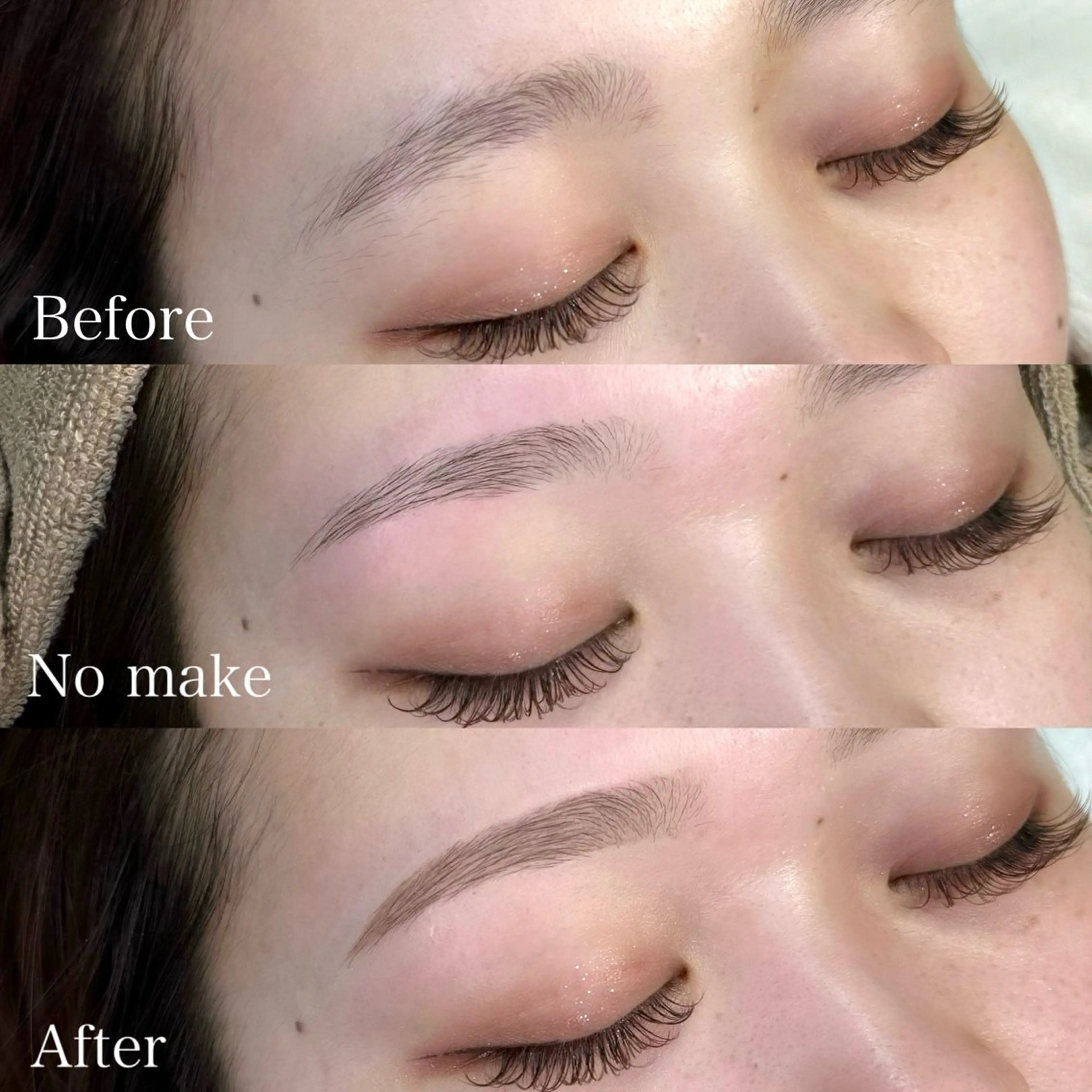 アイブロウ ワックス脱毛 眉カット 🖤西成区 まつげとまゆげ🖤のマツエク・マツパデザイン