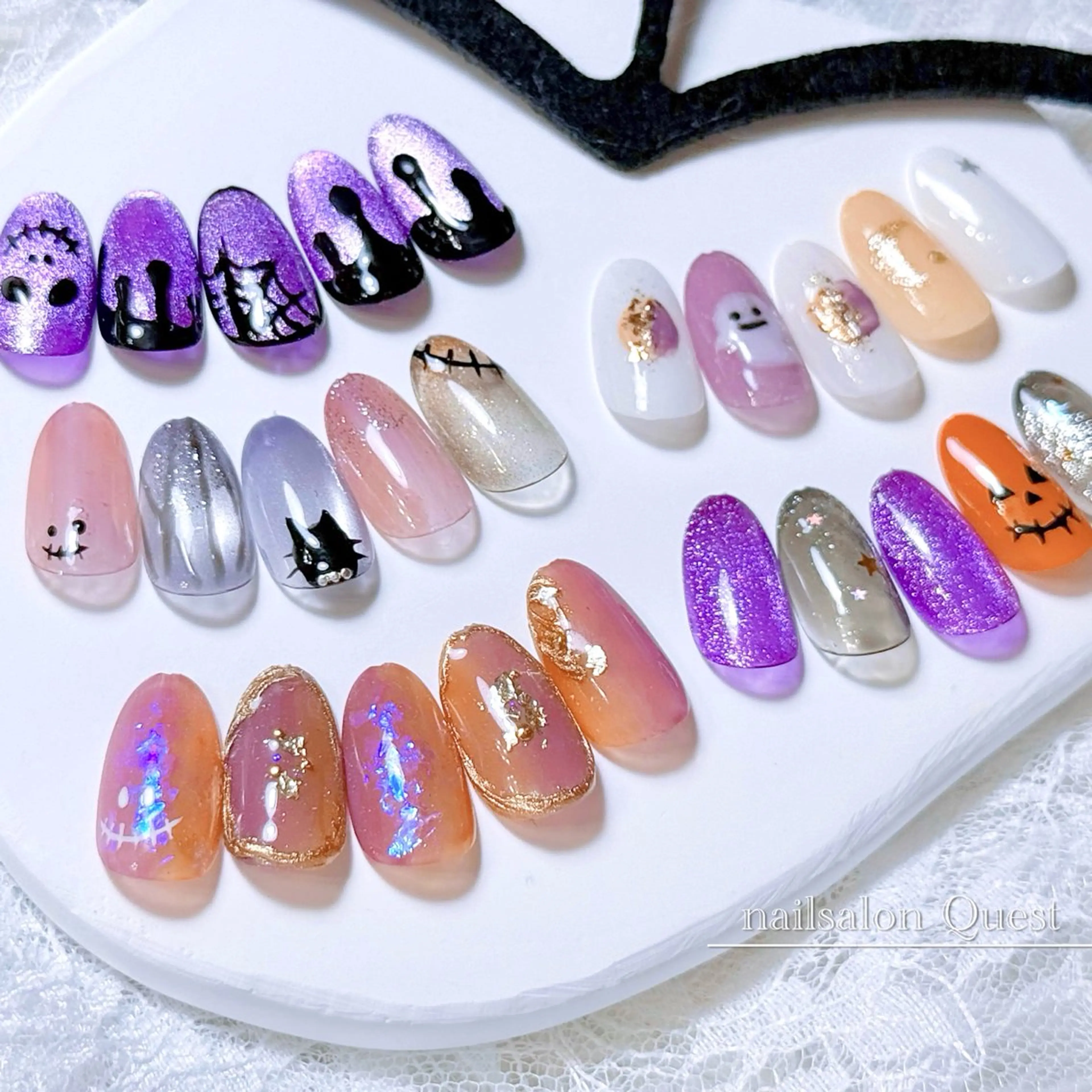 ネイル ハロウィン nailsalon Questのネイルデザイン