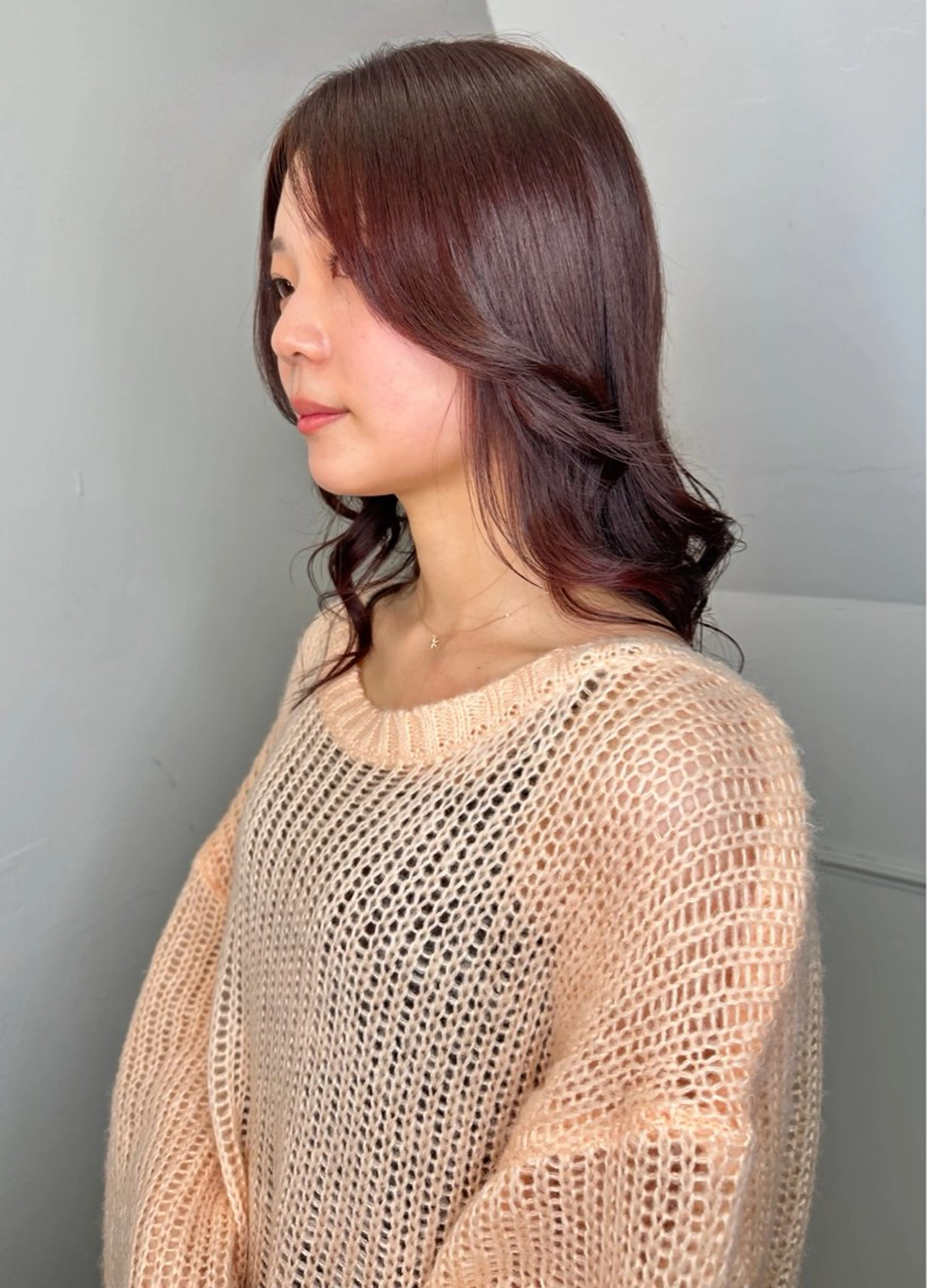 カラー ヘアカラー トリートメント 艶髪カラー/レイヤ ー支持No.1renのヘアスタイル