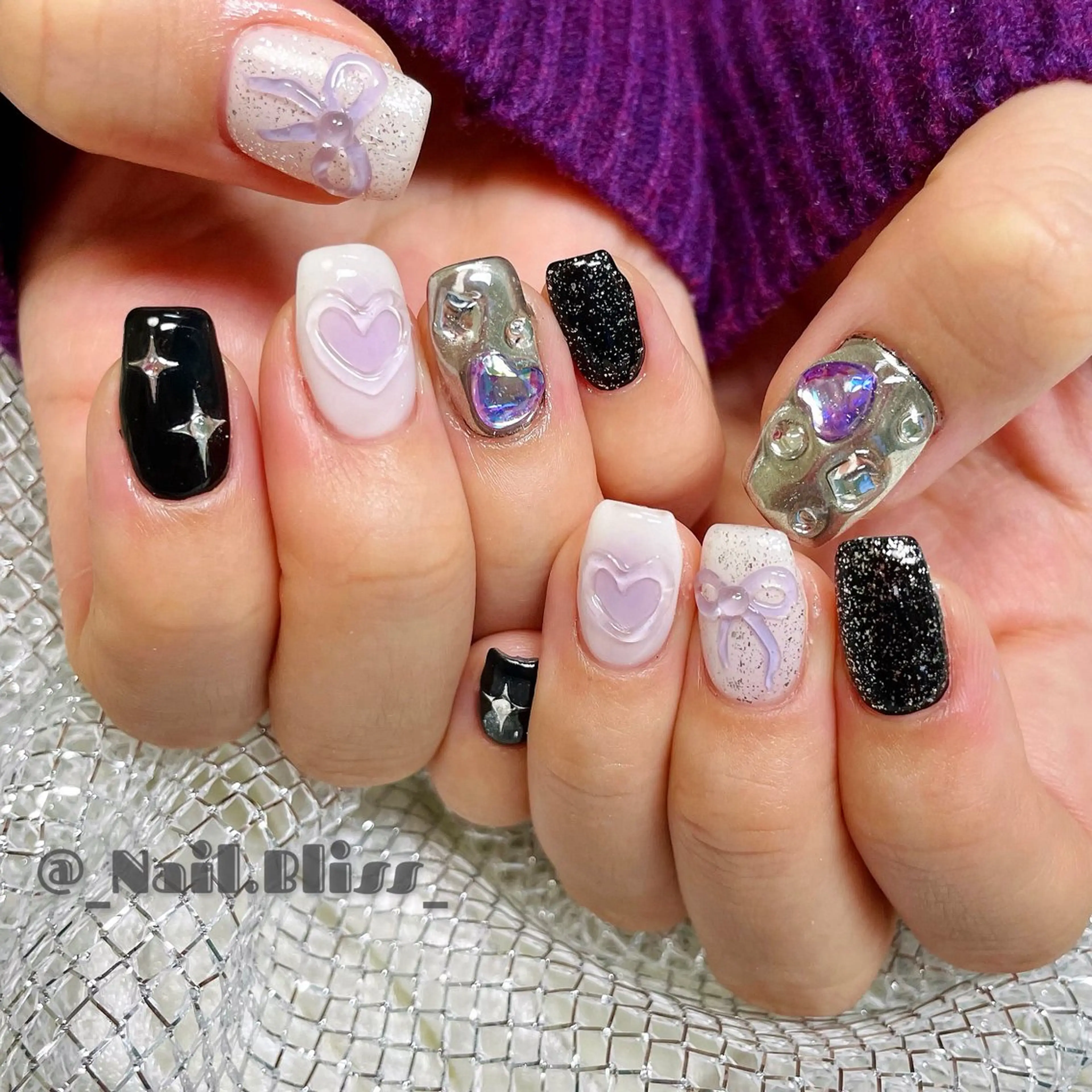 ネイル 持ち込み ハンドネイル NAIL BLISSのネイルデザイン