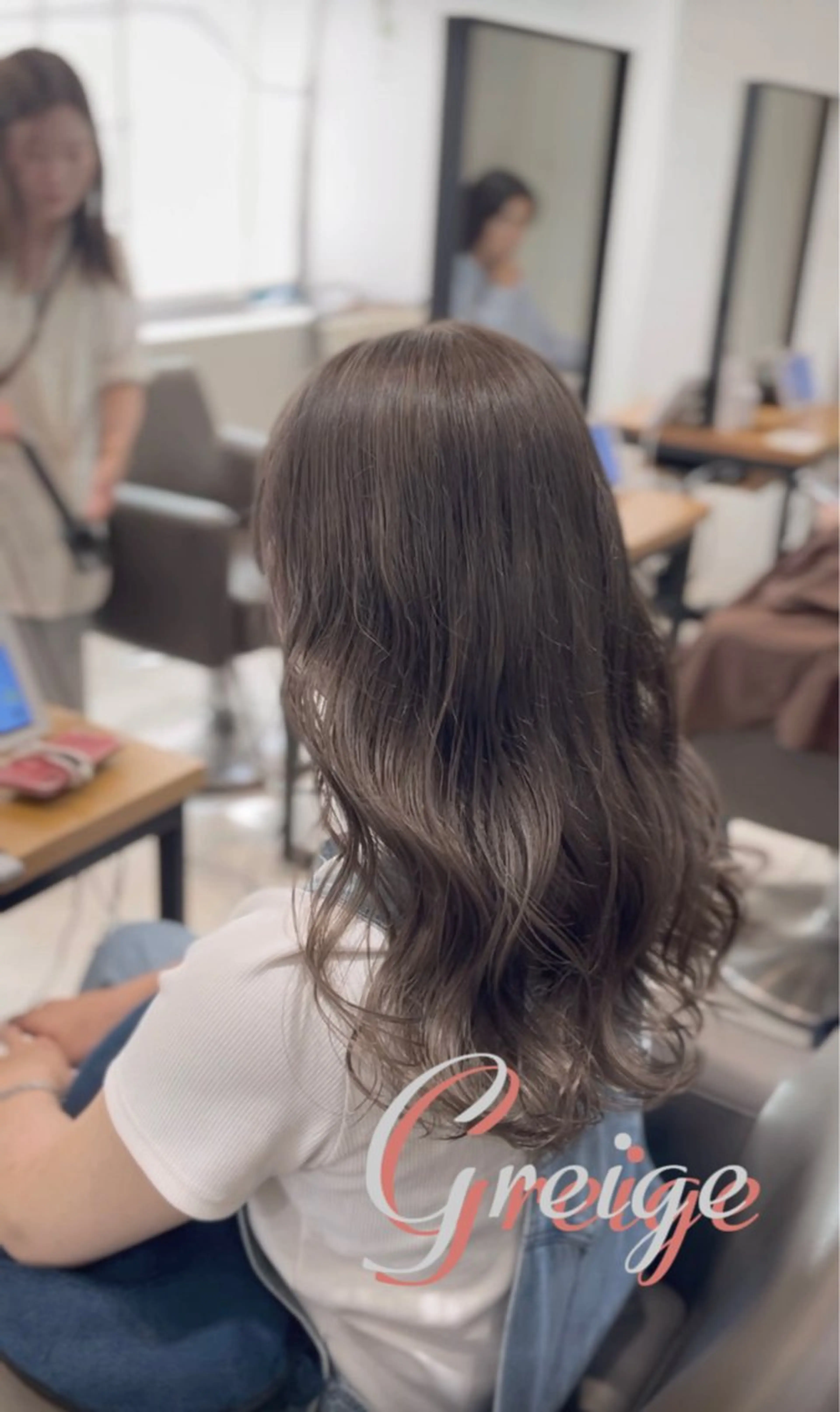 セミロング カラー 🌿earth亀有店 【緑髪のノブ】🌿のヘアスタイル