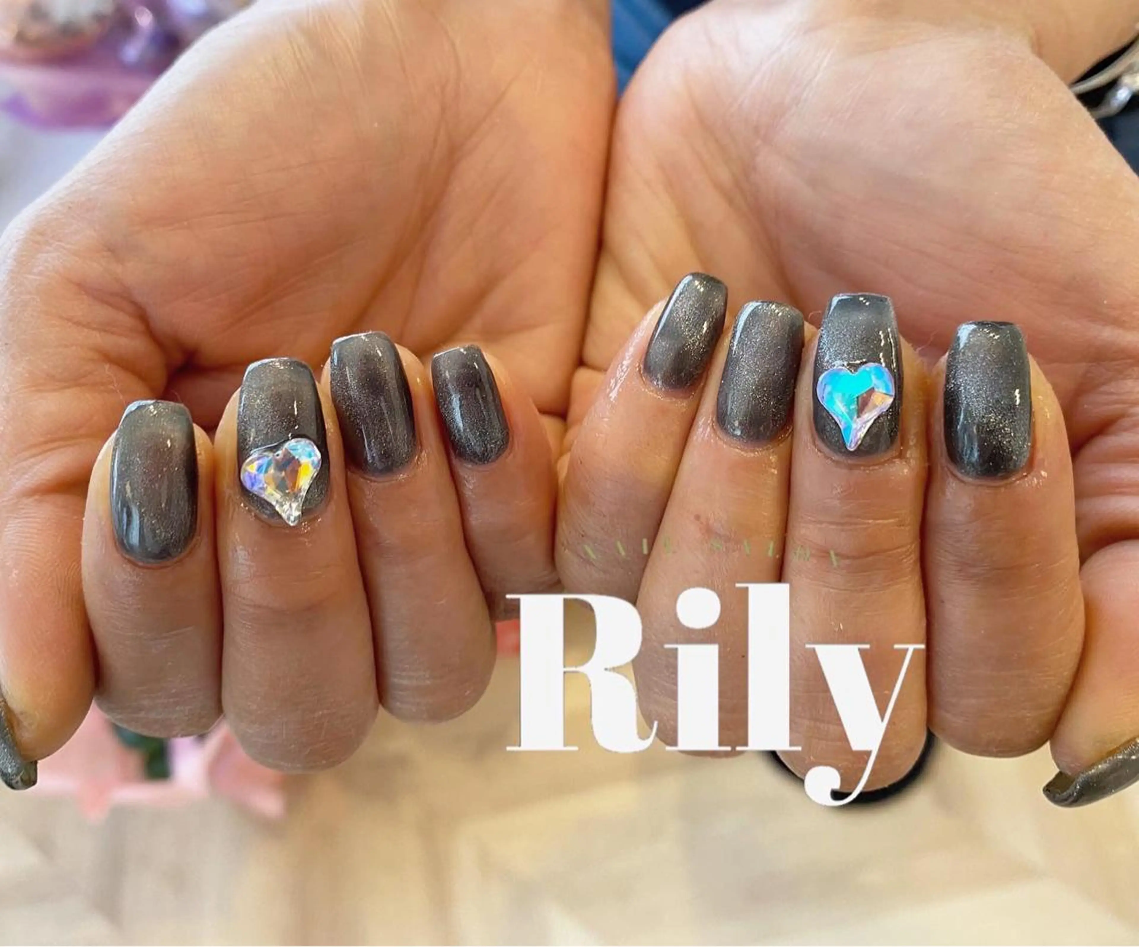 ネイル マグネットネイル Nail salon Rilyのネイルデザイン