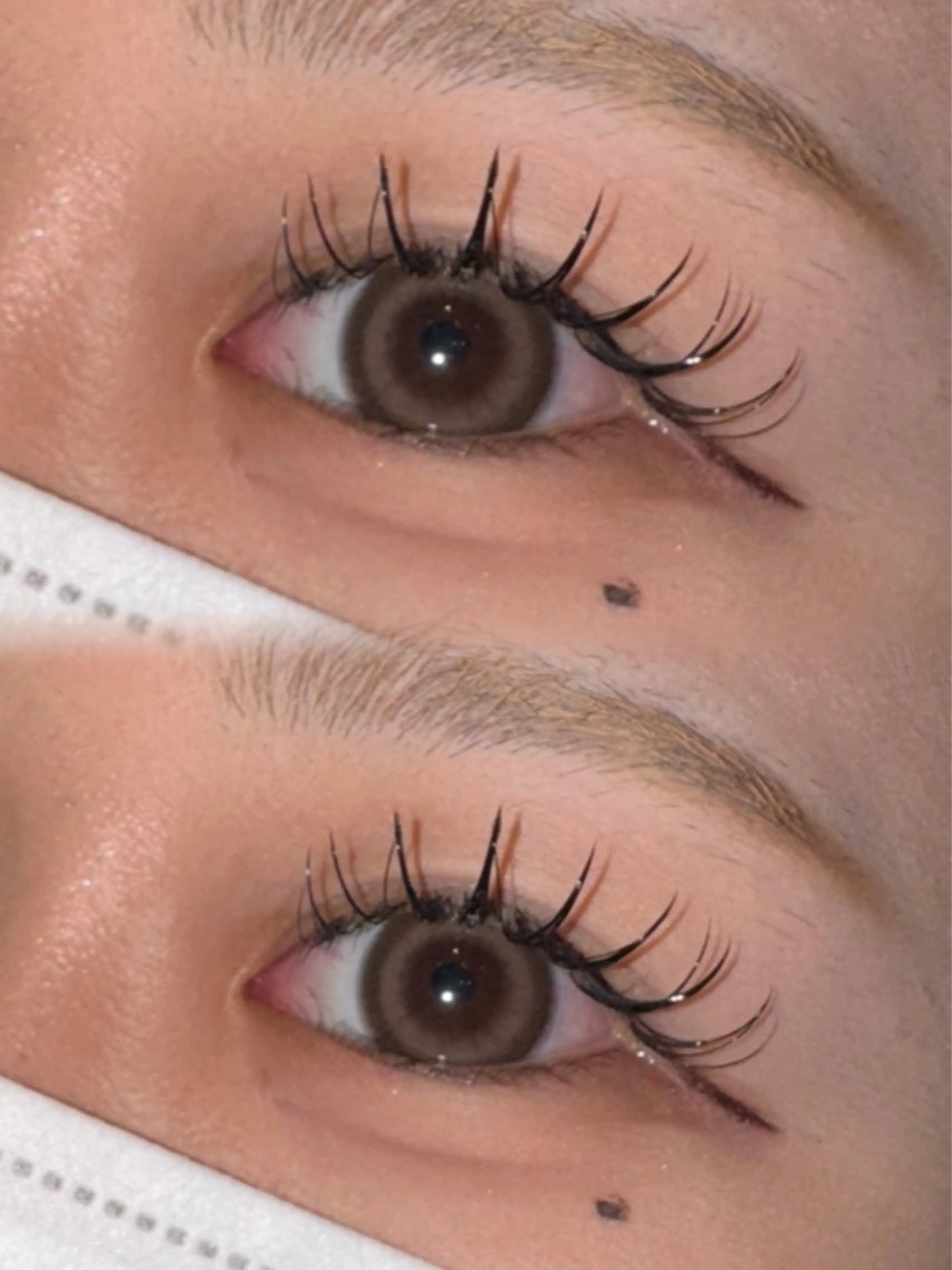 マツエク・マツパ 束感まつ毛 Dカール フラットラッシュ マツエク vis a vis 本蓮沼店所属・渡部 かおりのマツエク・マツパデザイン