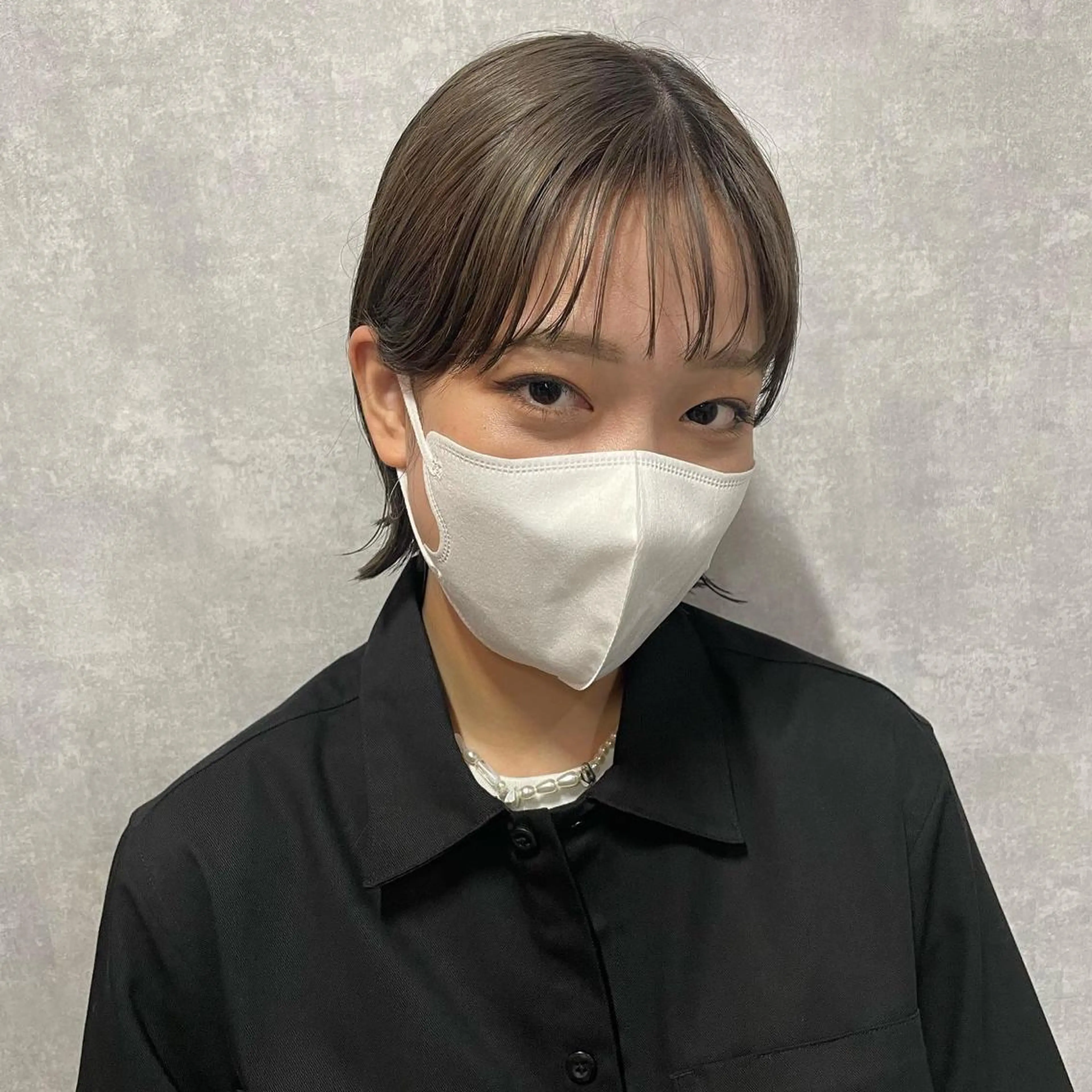 ショート 切りっぱなしボブ ショートボブ ハンサムショート 丸みショート アッシュ C’LD hair  produce /シールドヘア所属・モテ髪/ボブ/ショー ト/アダチフウトのヘアスタイル