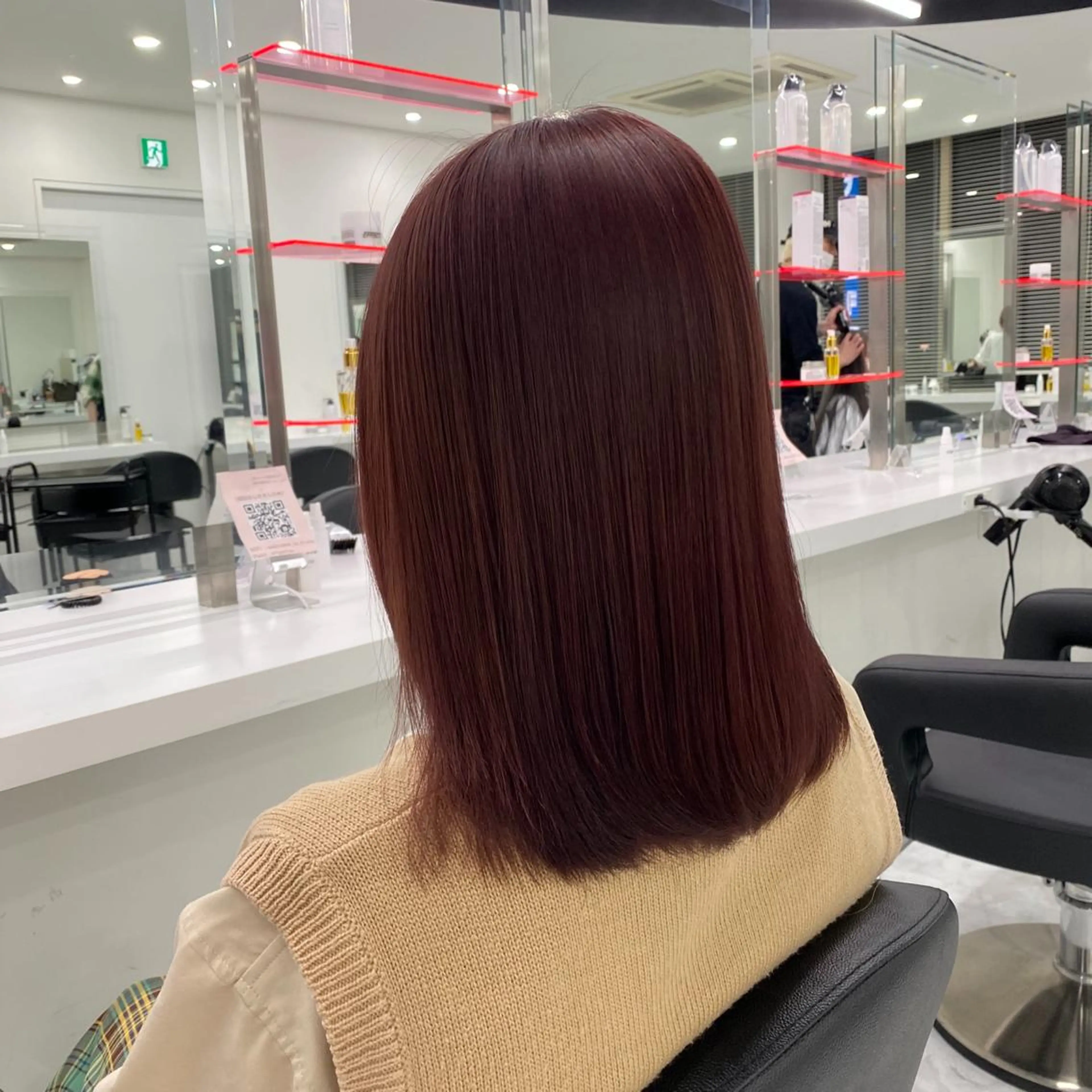 セミロング カラー ブリーチなし透明感 💗RYOTAのヘアスタイル