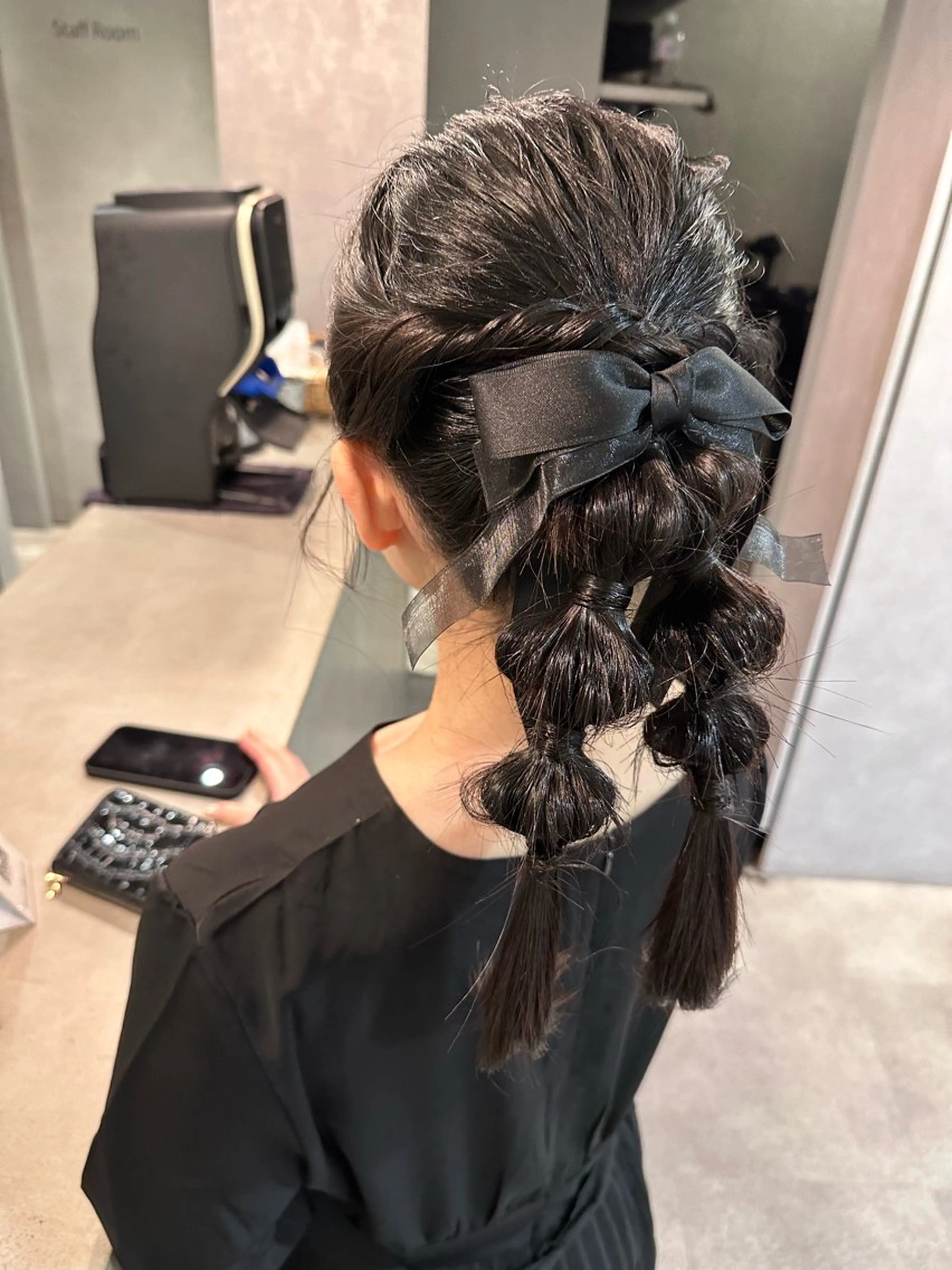 セミロング ヘアセット 韓国風/オシャレ /縮毛矯正/滝口琴未のヘアスタイル