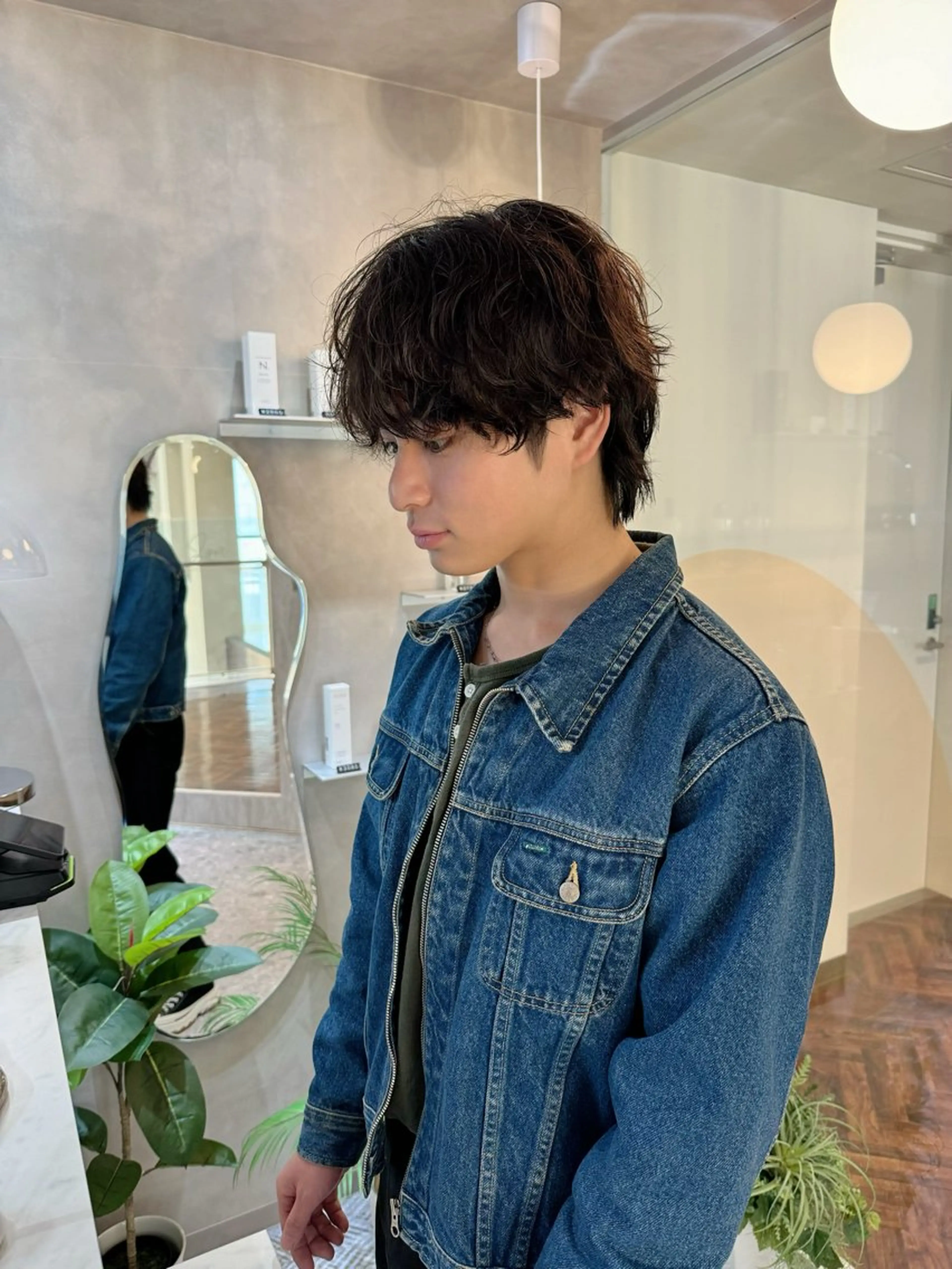 パーマ メンズ Tink　天神店所属・今村賢治/メンズ/ レイヤー✨艶カラーのヘアスタイル