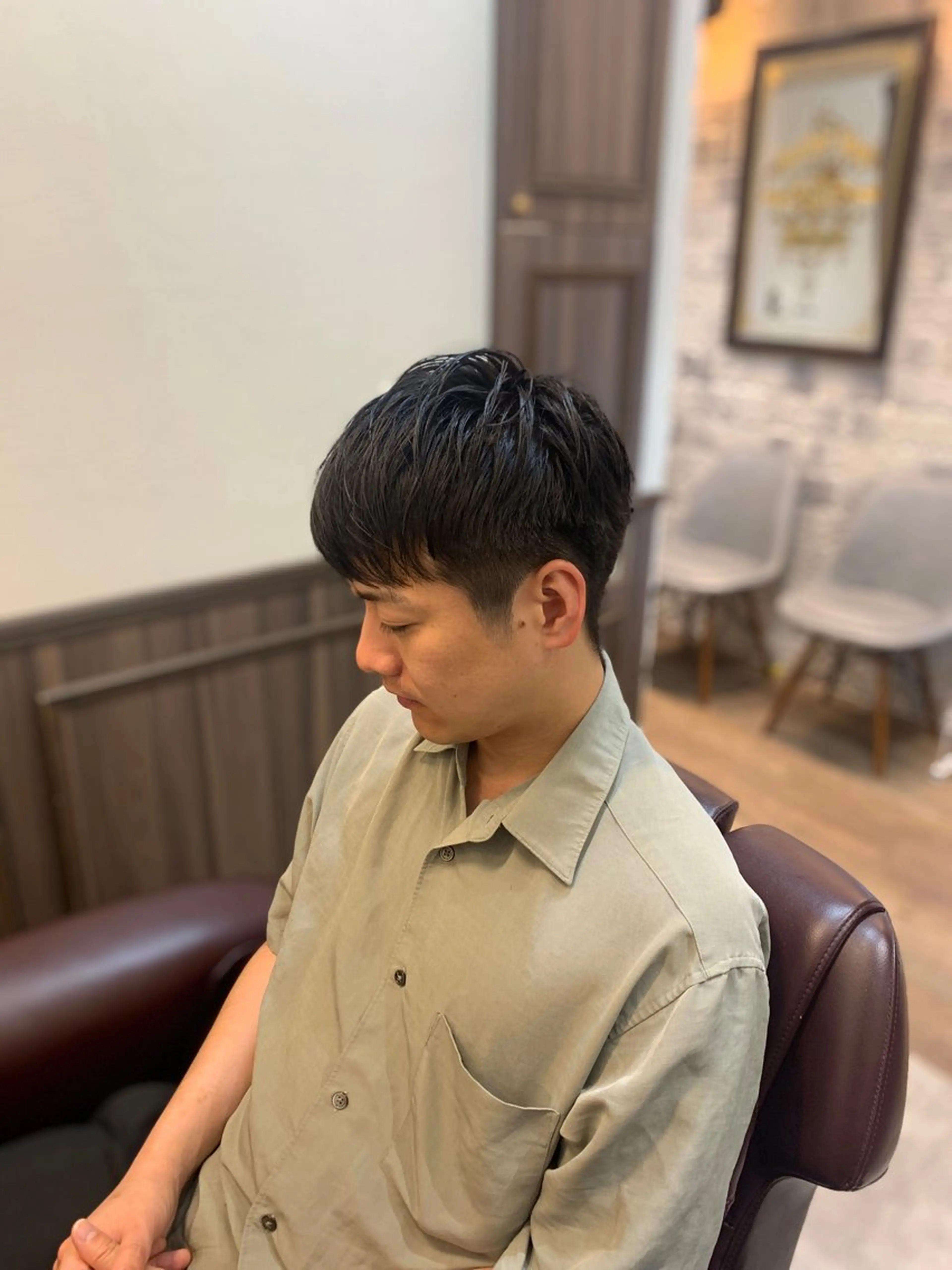 メンズ カットモデル募集 いさかのヘアスタイル