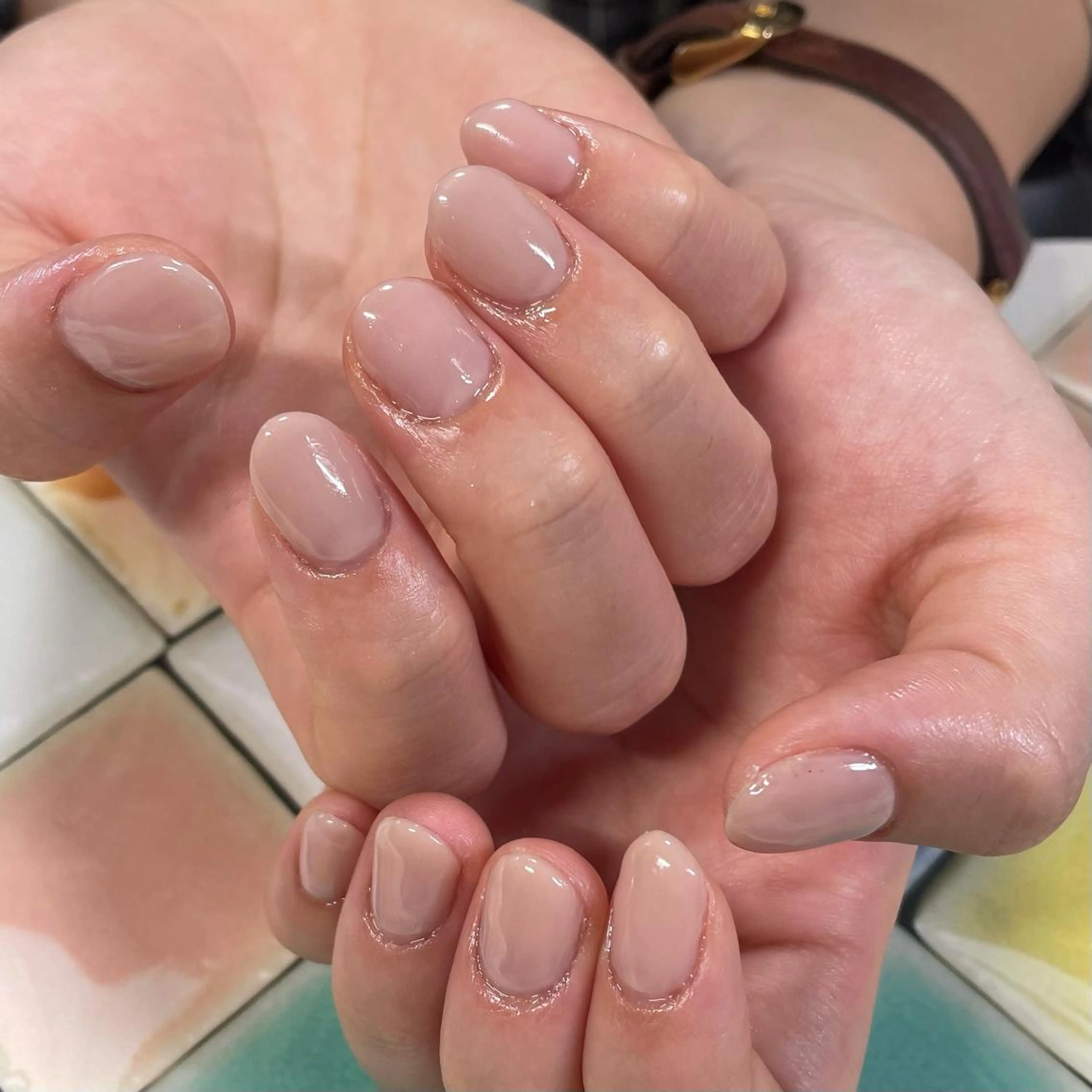 ネイル ワンカラーネイル 奥園 良恵のネイルデザイン