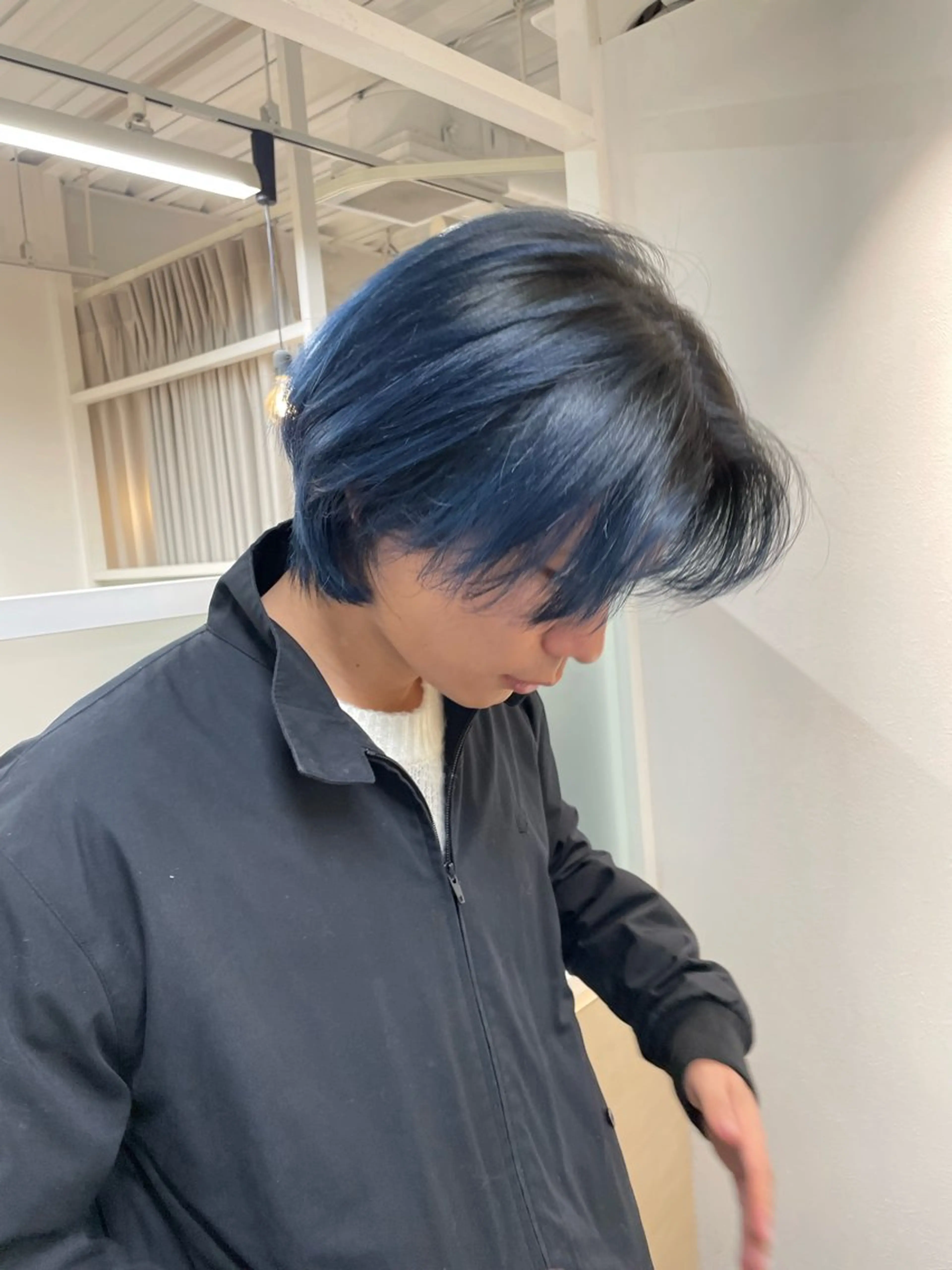 ショート カラー ハイトーンカラー ウルフカット 表参道【髪質改善】 宮嶋勇太のヘアスタイル