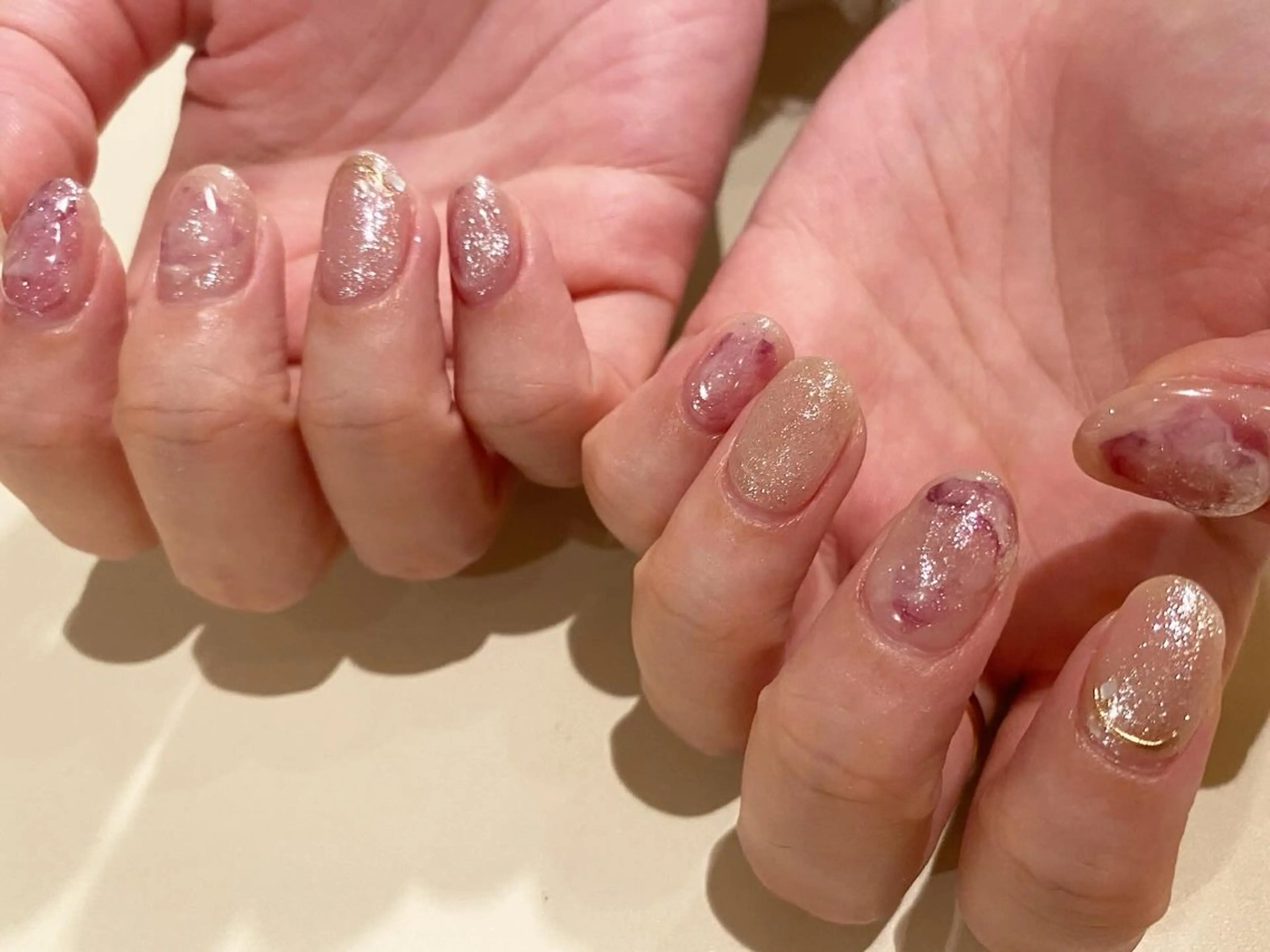 ネイル キラキラネイル Yarm As Etel　。のネイルデザイン