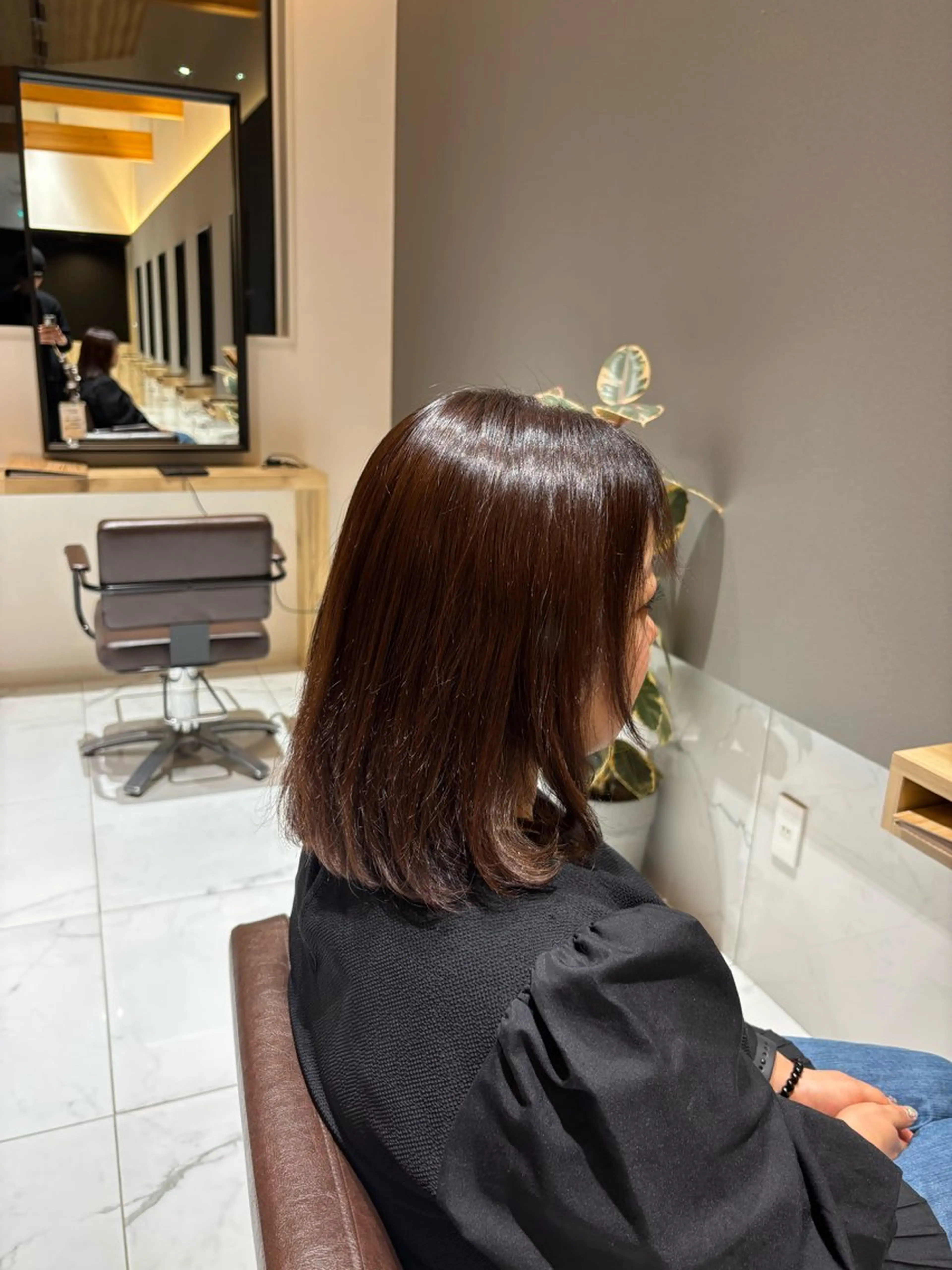 ミディアム カラー ヘアカラー Le Coeur 喜多町店/三田のヘアスタイル