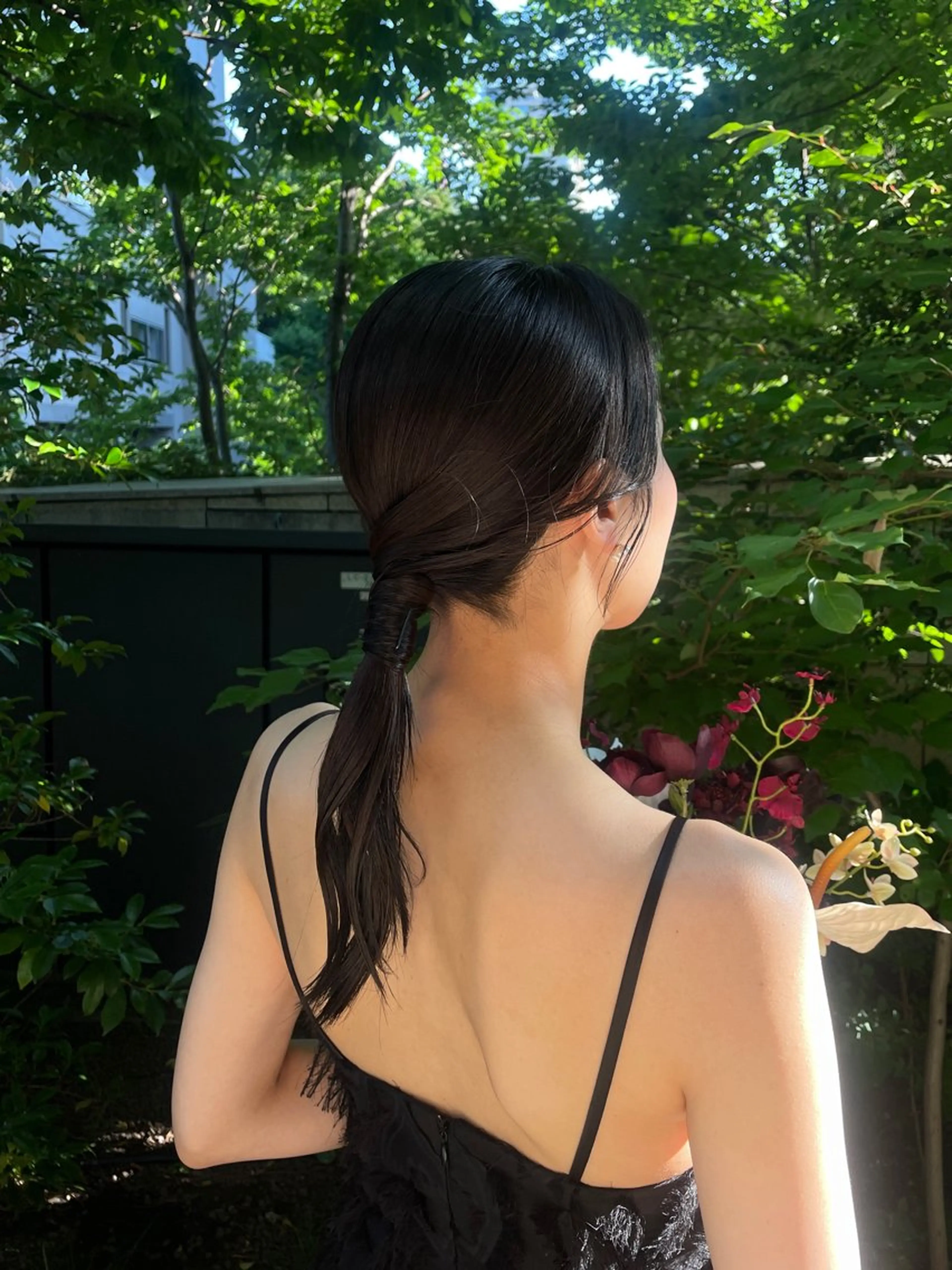 ヘアアレンジ ヘアセット 透けカラー/ アレンジ/篠崎渚彩のヘアスタイル