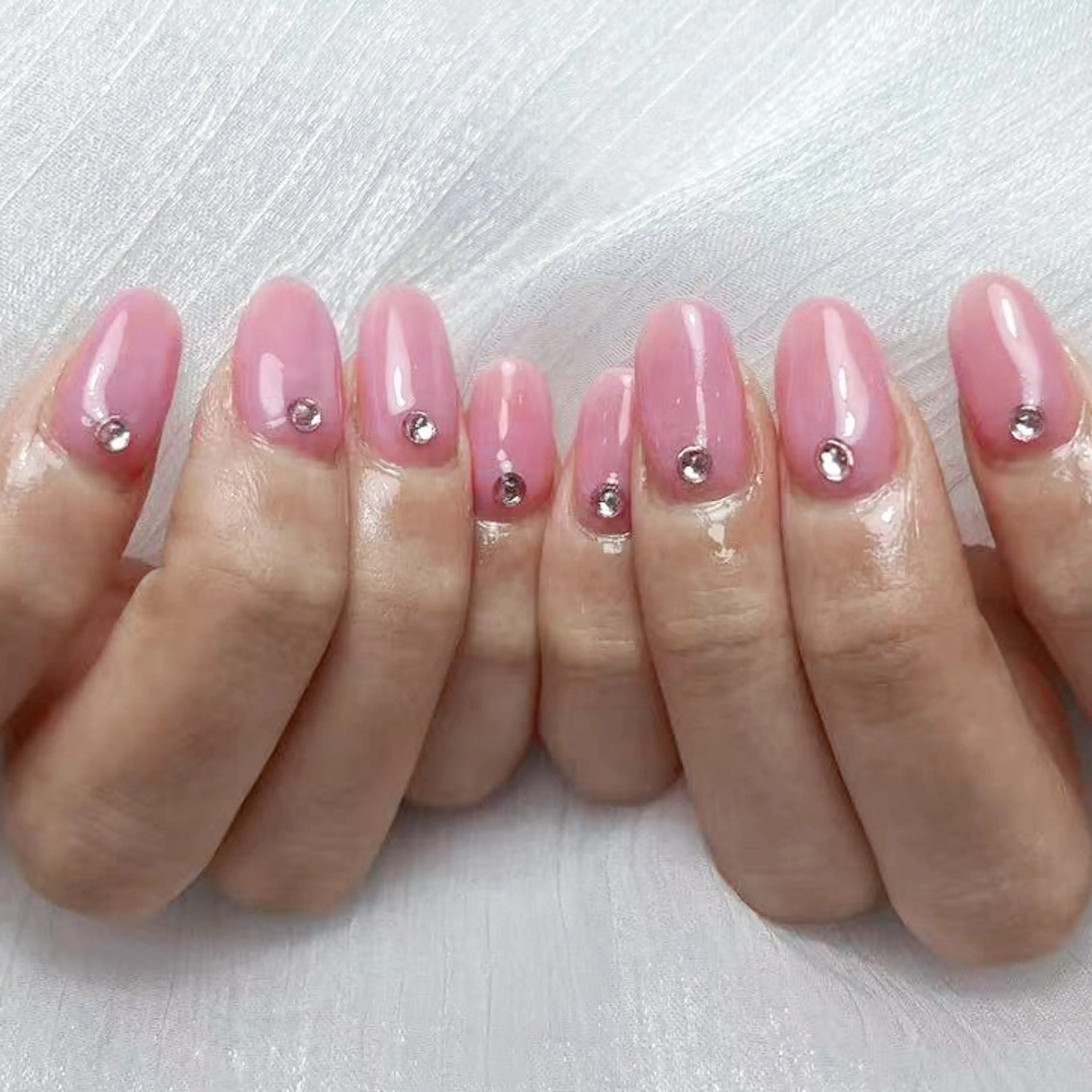 ネイル アートネイル オーロラネイル キラキラネイル 韓国ネイル マグネットネイル ハンドネイル ハンドケア DIAMOND 💞のネイルデザイン