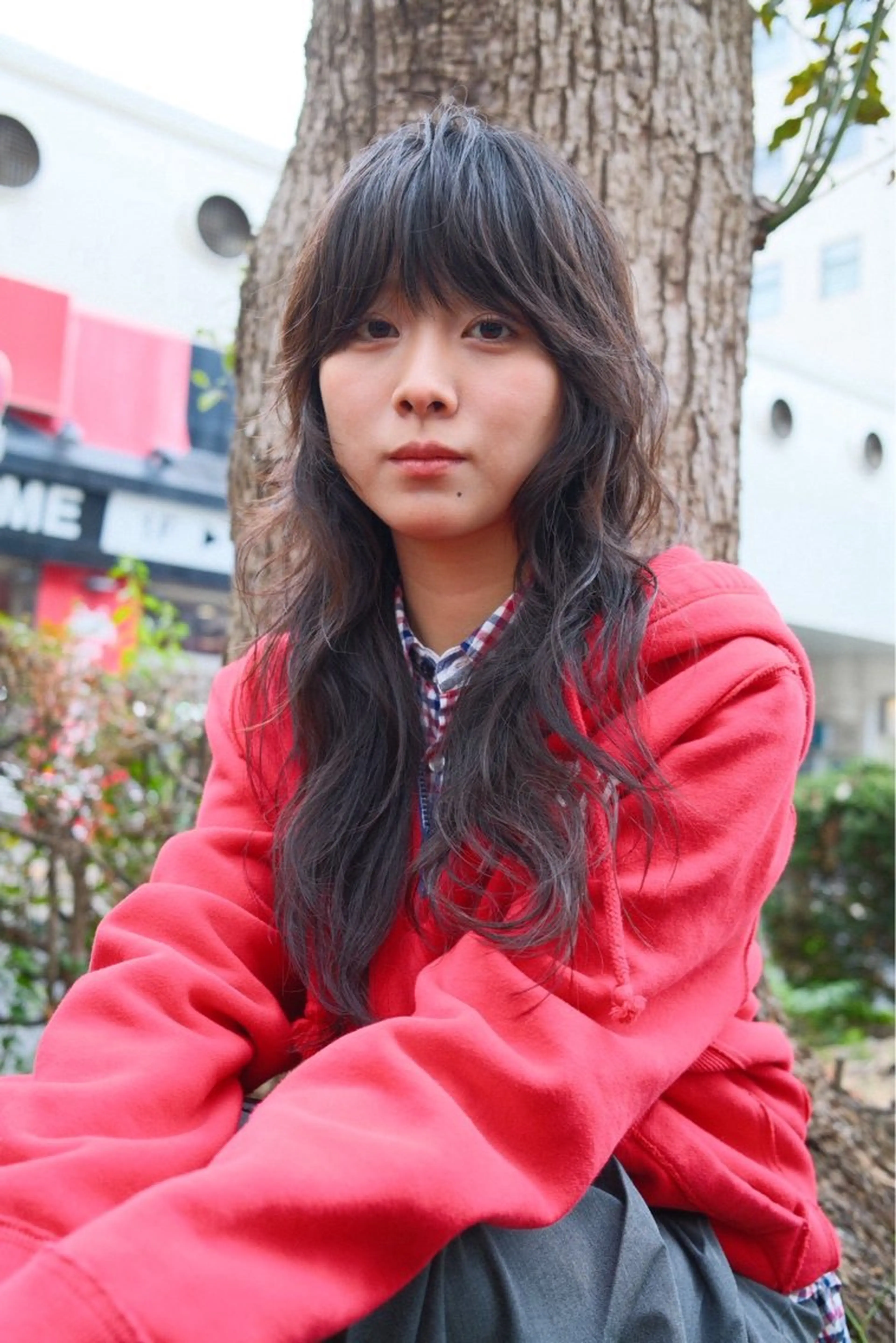 ロング パーマ カット パーマ ayano/パーマ/ 暖色カラーのヘアスタイル