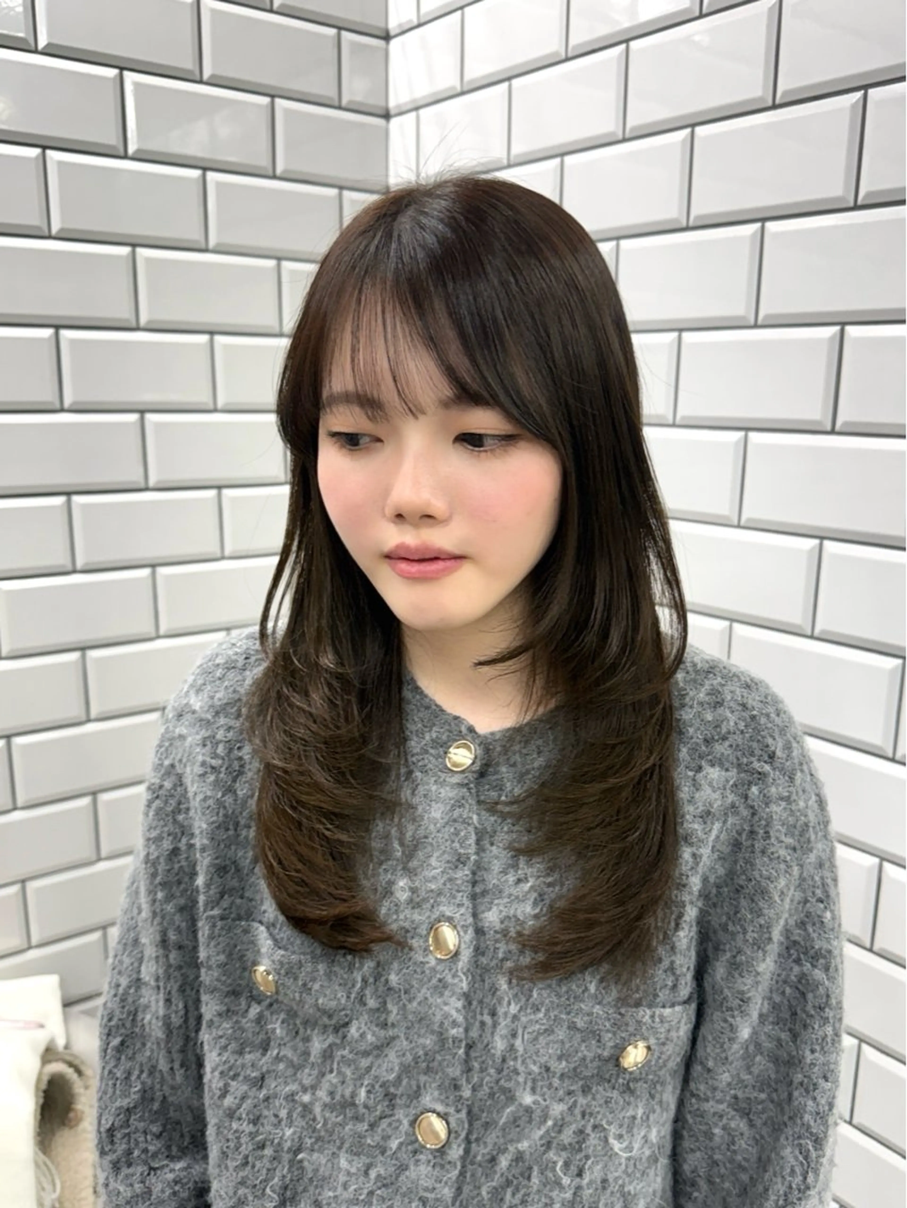 ロング カット ヘアカラー トリートメント ayano /レイヤー/艶カラーのヘアスタイル