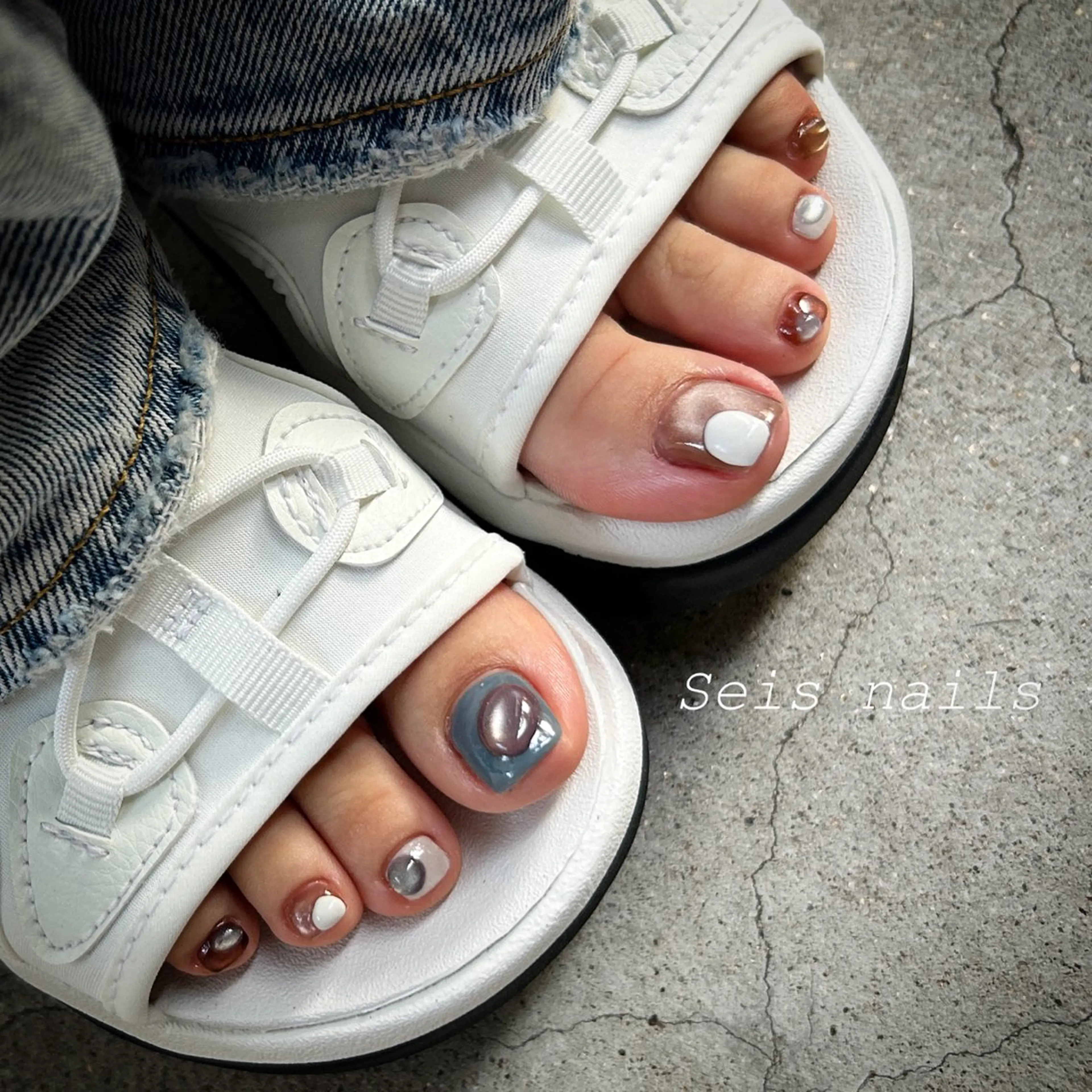 ネイル フットネイル Seis Shihoのネイルデザイン