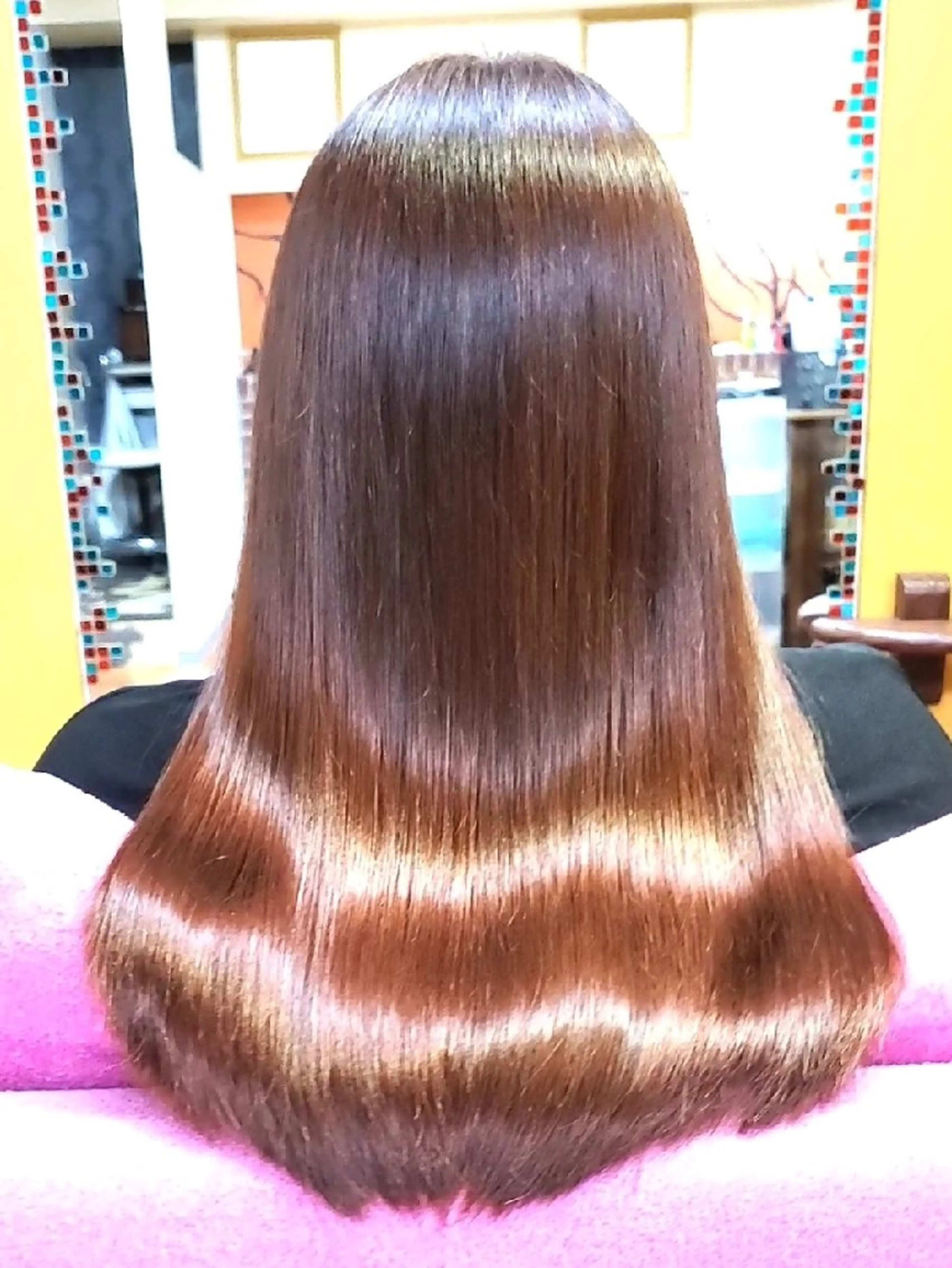 セミロング カラー 縮毛矯正 ヘアカラー 縮毛矯正 常世田 ゆうきのヘアスタイル