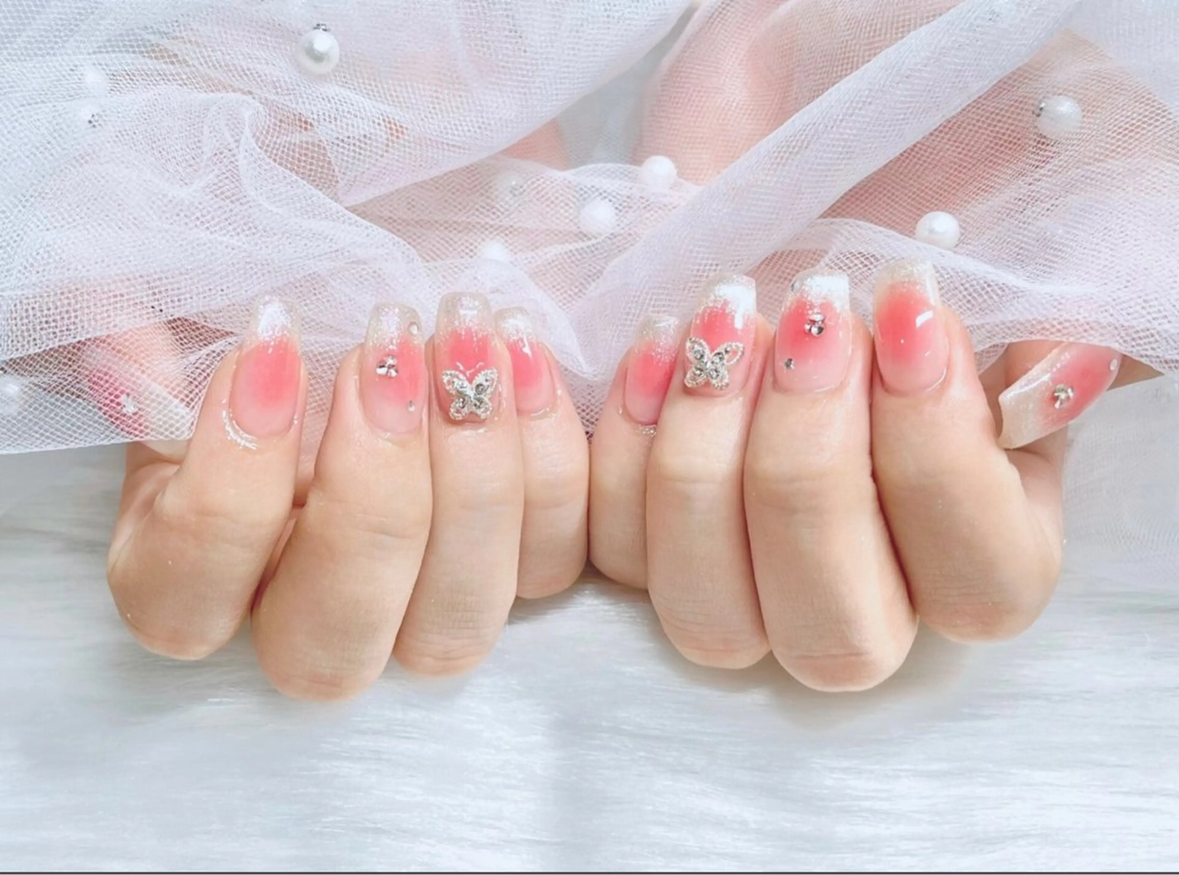 ネイル ETERNA Nail 銀座店【パラジェル/フィルイン/チップ長さだし/マグネット/ニュアンス】所属・ア カリのネイルデザイン