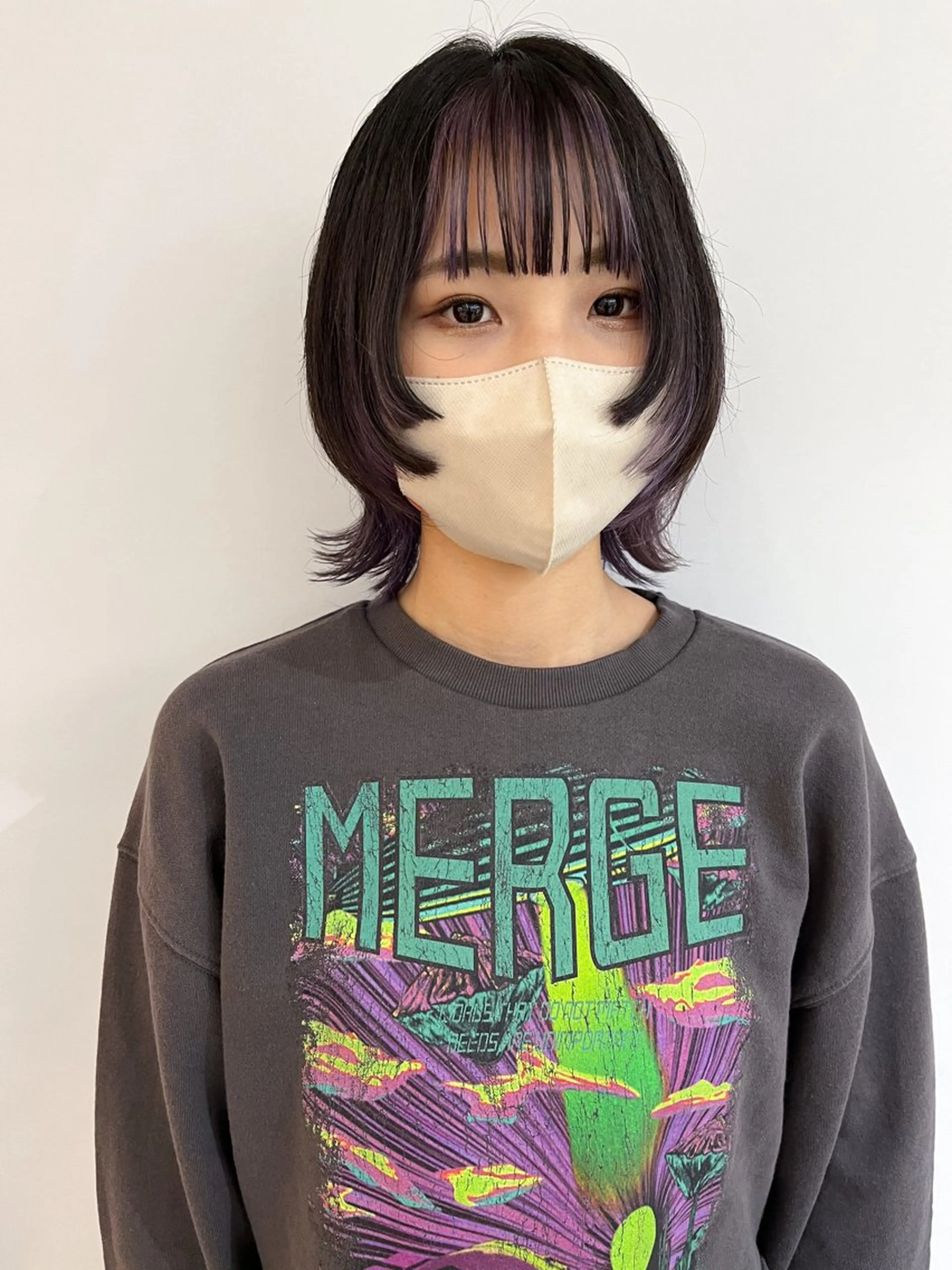 ミディアム Kva所属・ウルフ/ハイトーン /髪質改善/AIRIのヘアスタイル