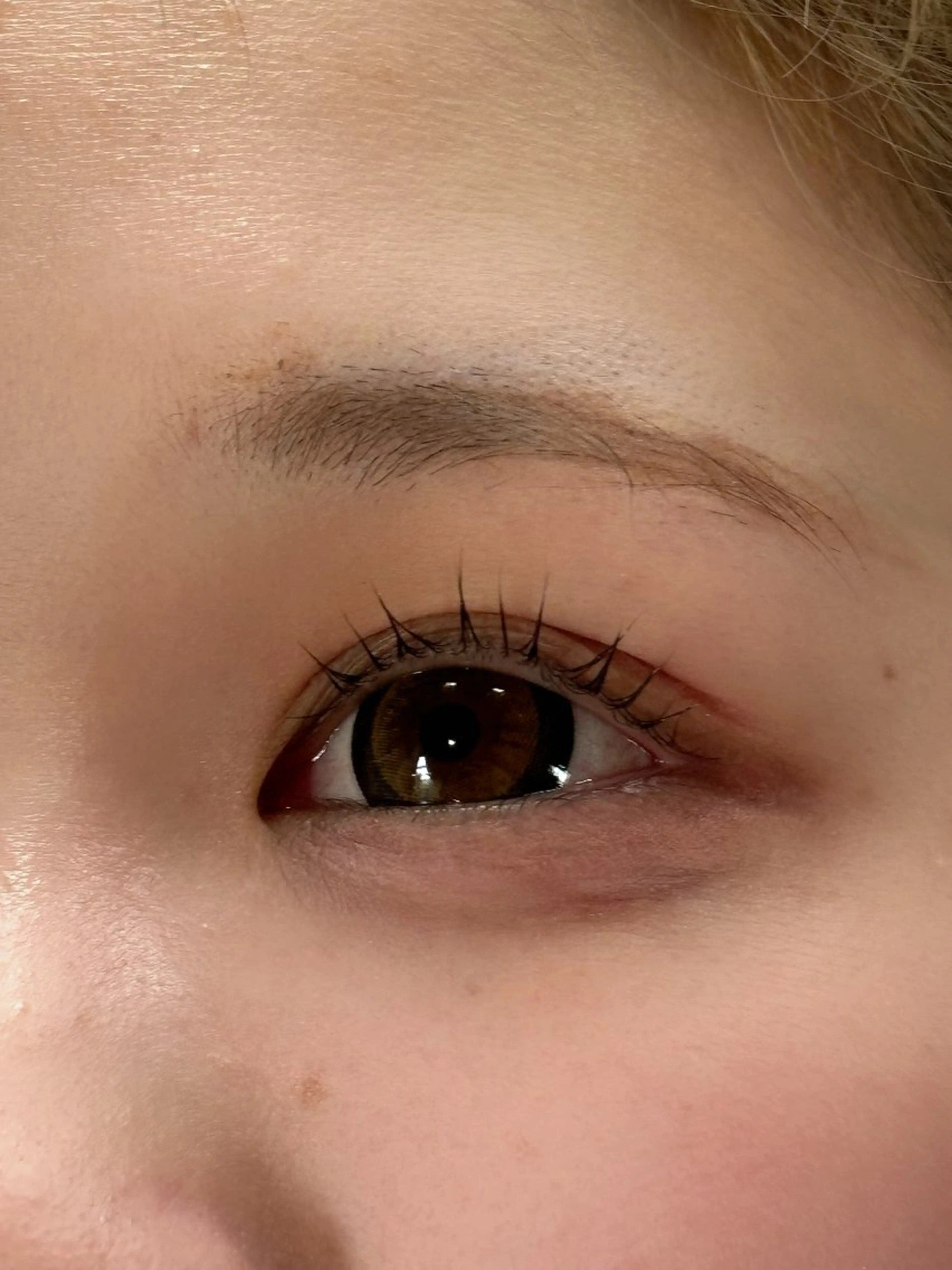 上下まつげパーマの写真