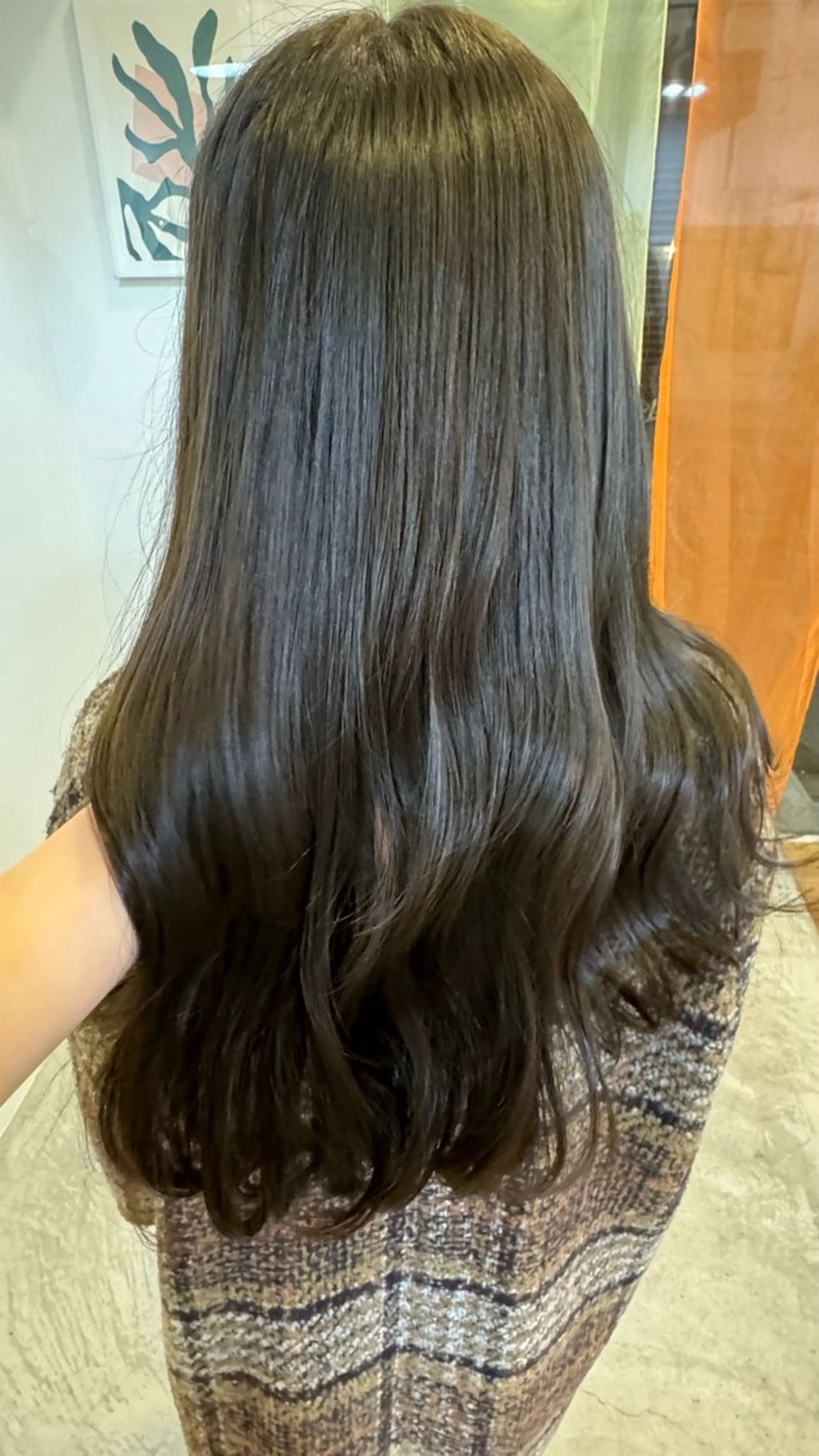 ロング ヘアカラー トリートメント 【YOKE】　西田 乃那のヘアスタイル