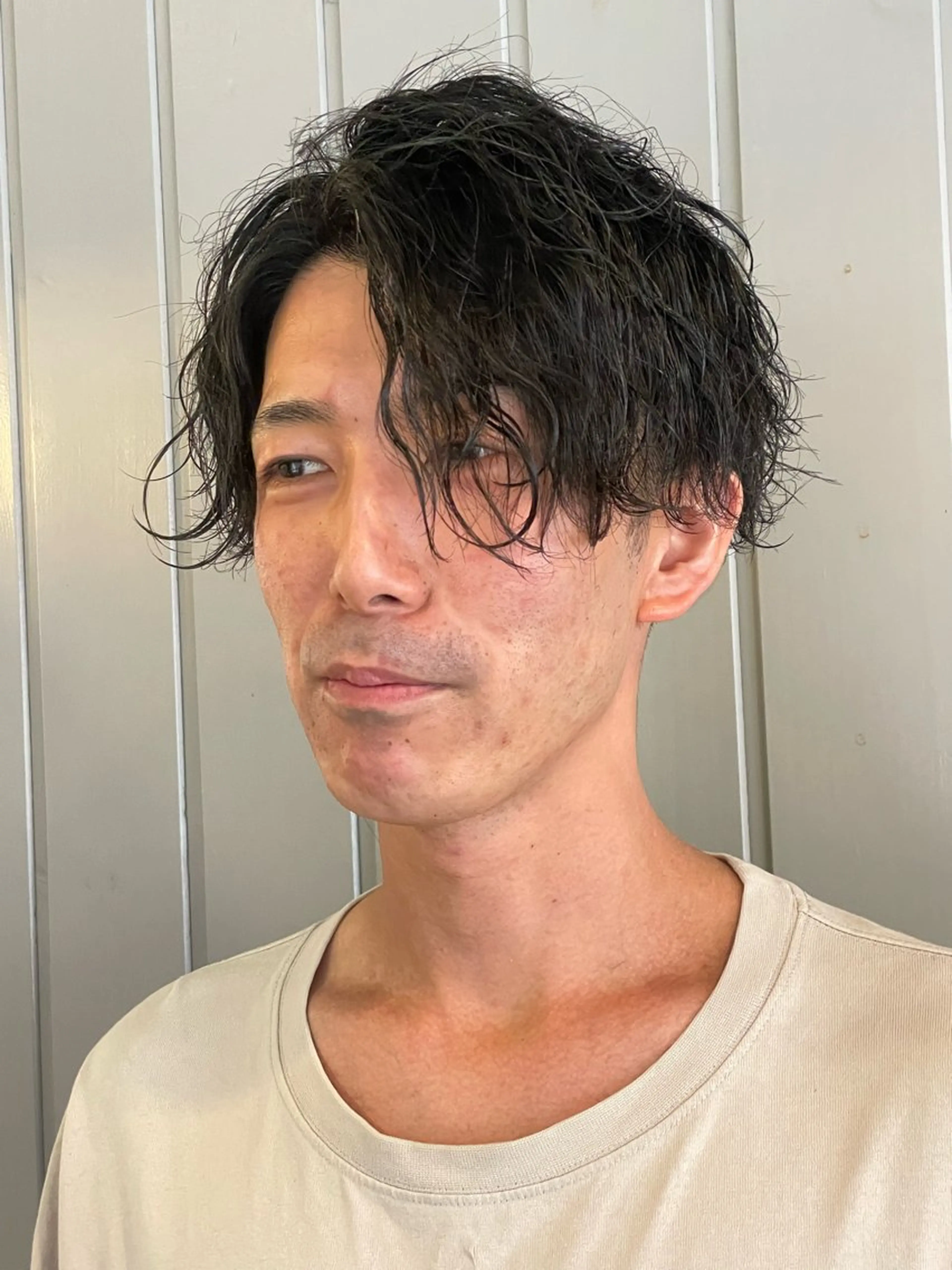 パーマ メンズ 髙田 聖弥のヘアスタイル