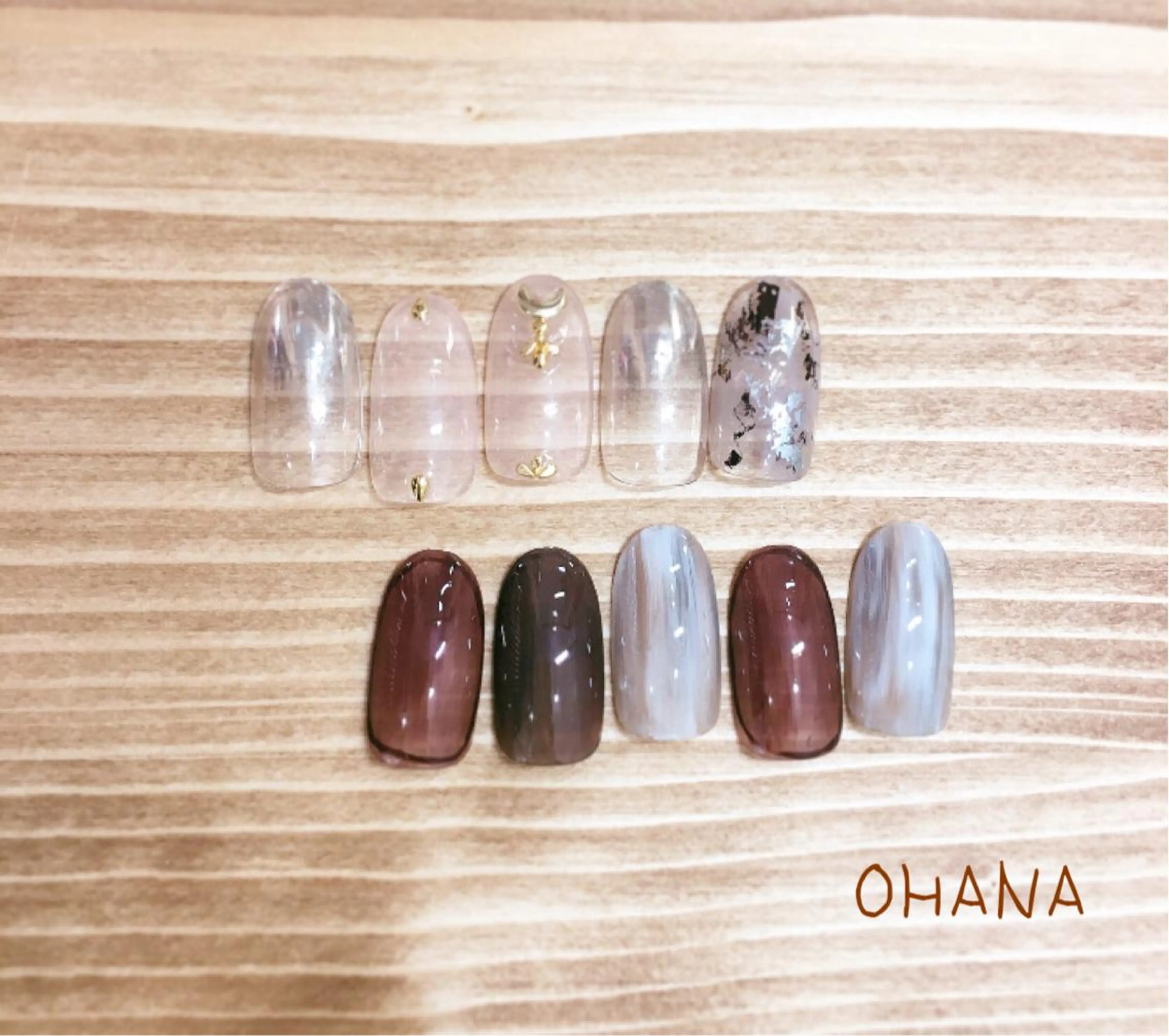 ネイル べっ甲ネイル フットネイル ラメ(グリッター) ラメグラデーション マグネットネイル nailroom  OHANA所属・nailroom OHANA🌴のネイルデザイン