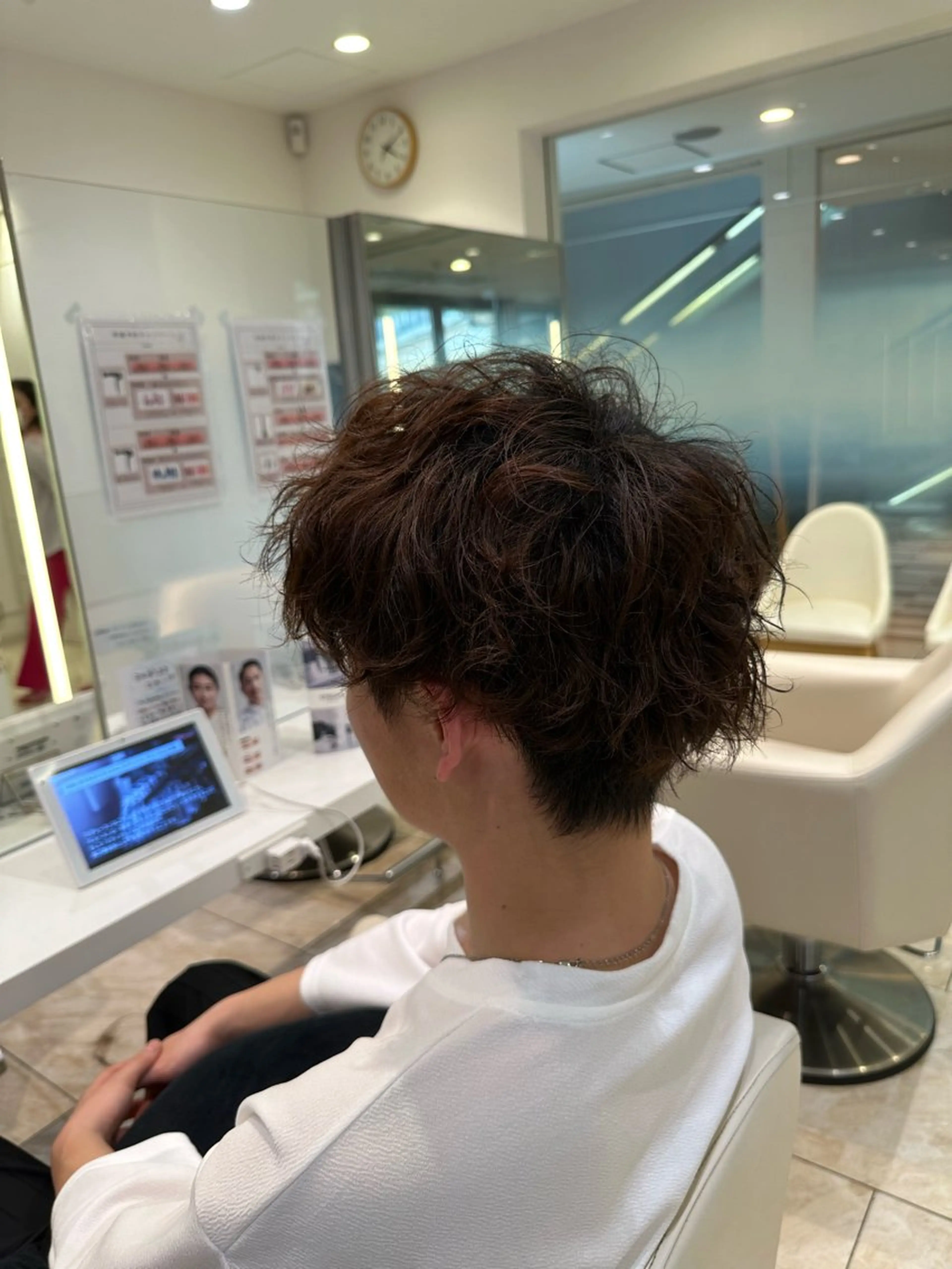 ショート パーマ 波巻パーマ/毛流れ パーマ☘️りゅうせいのヘアスタイル