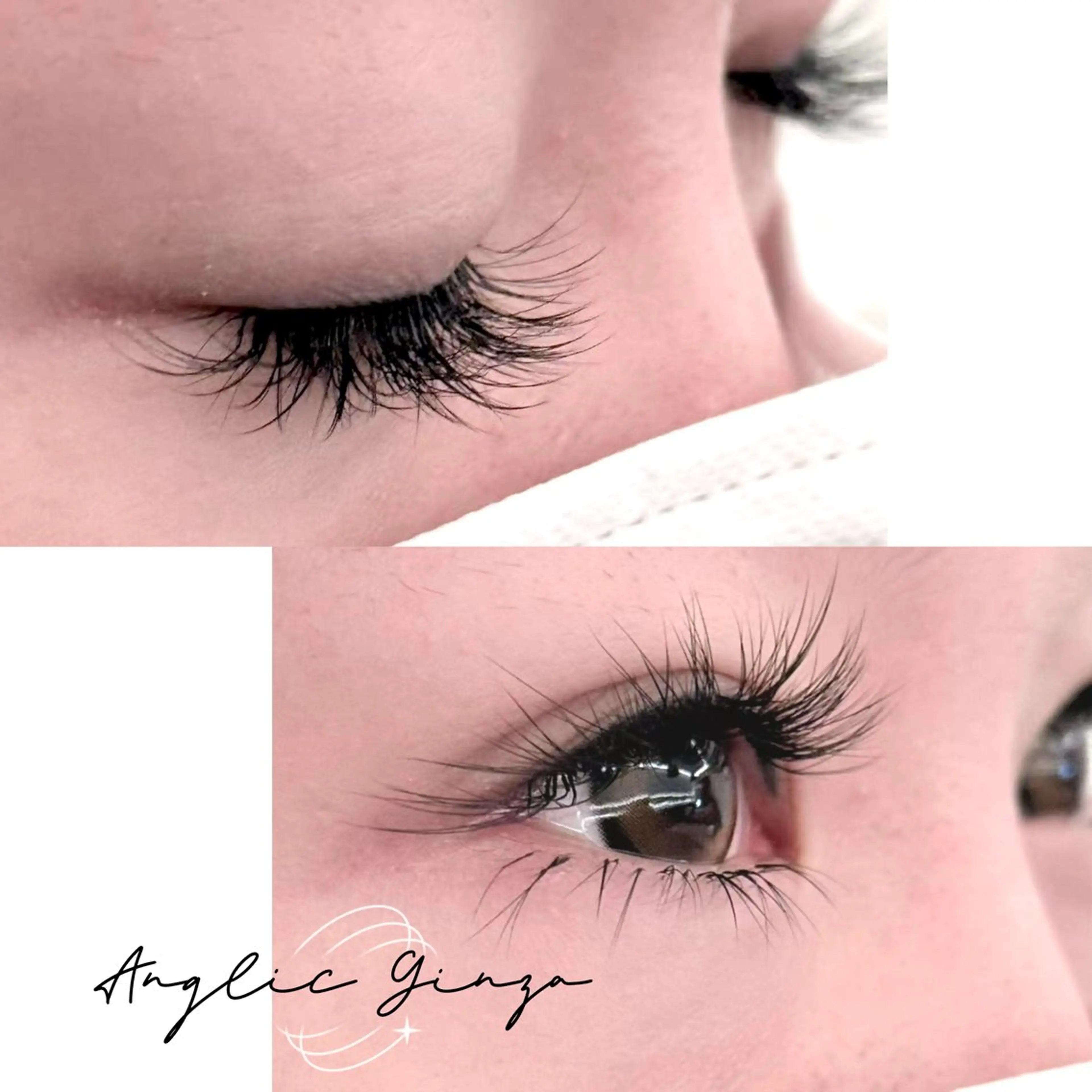 ✨大人気、今風ワンホンデザインマツエク.✨上のみ、ナチュラル系、120本までの写真