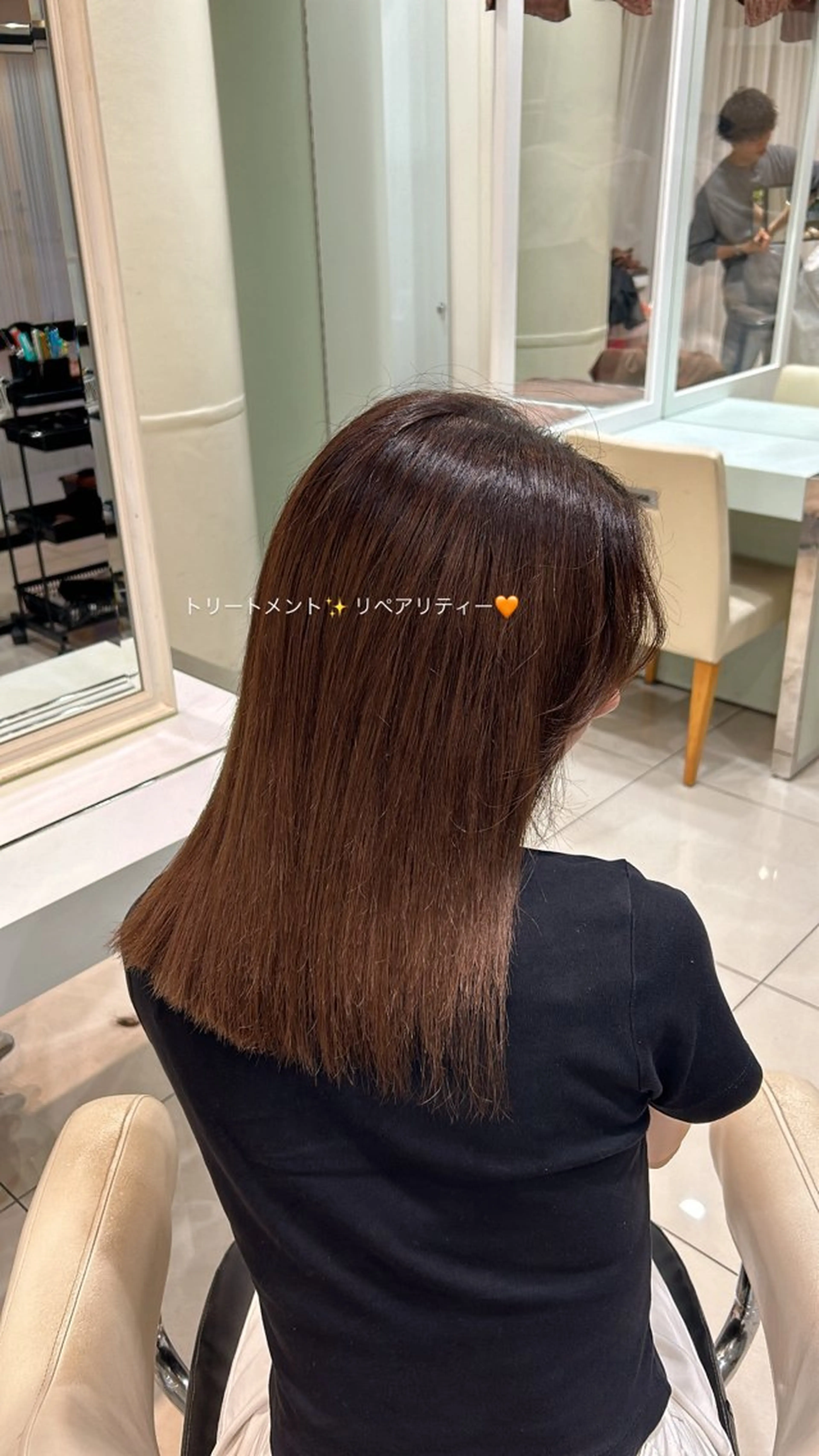 🩵yui /毛流れパーマ🪽のヘアスタイル