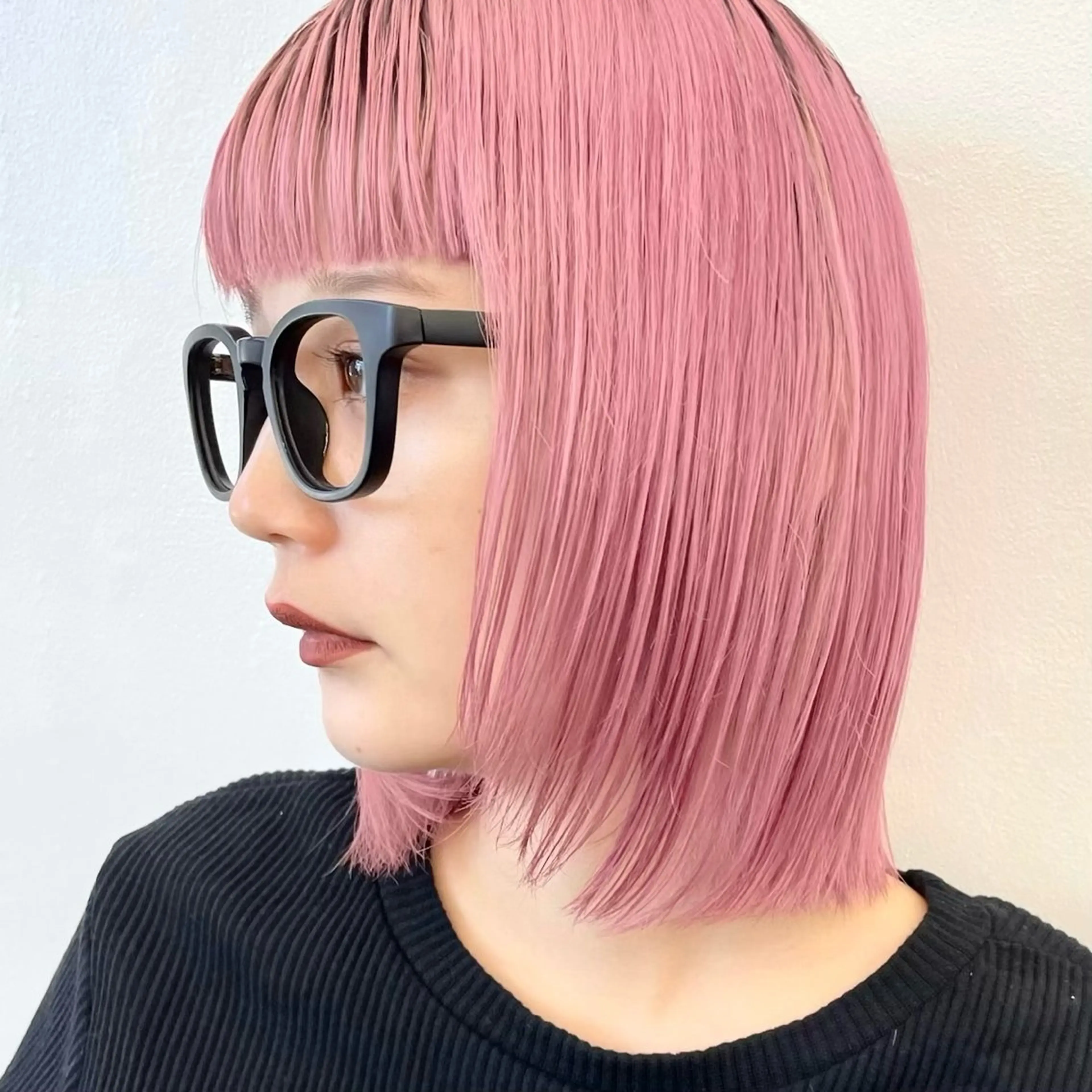 ミディアム カラー ヘアアレンジ ベージュカラー ブリーチ オレンジ ピンクカラー レッドカラー 似合わせカット/ダブ ルカラー💫AINAのヘアスタイル