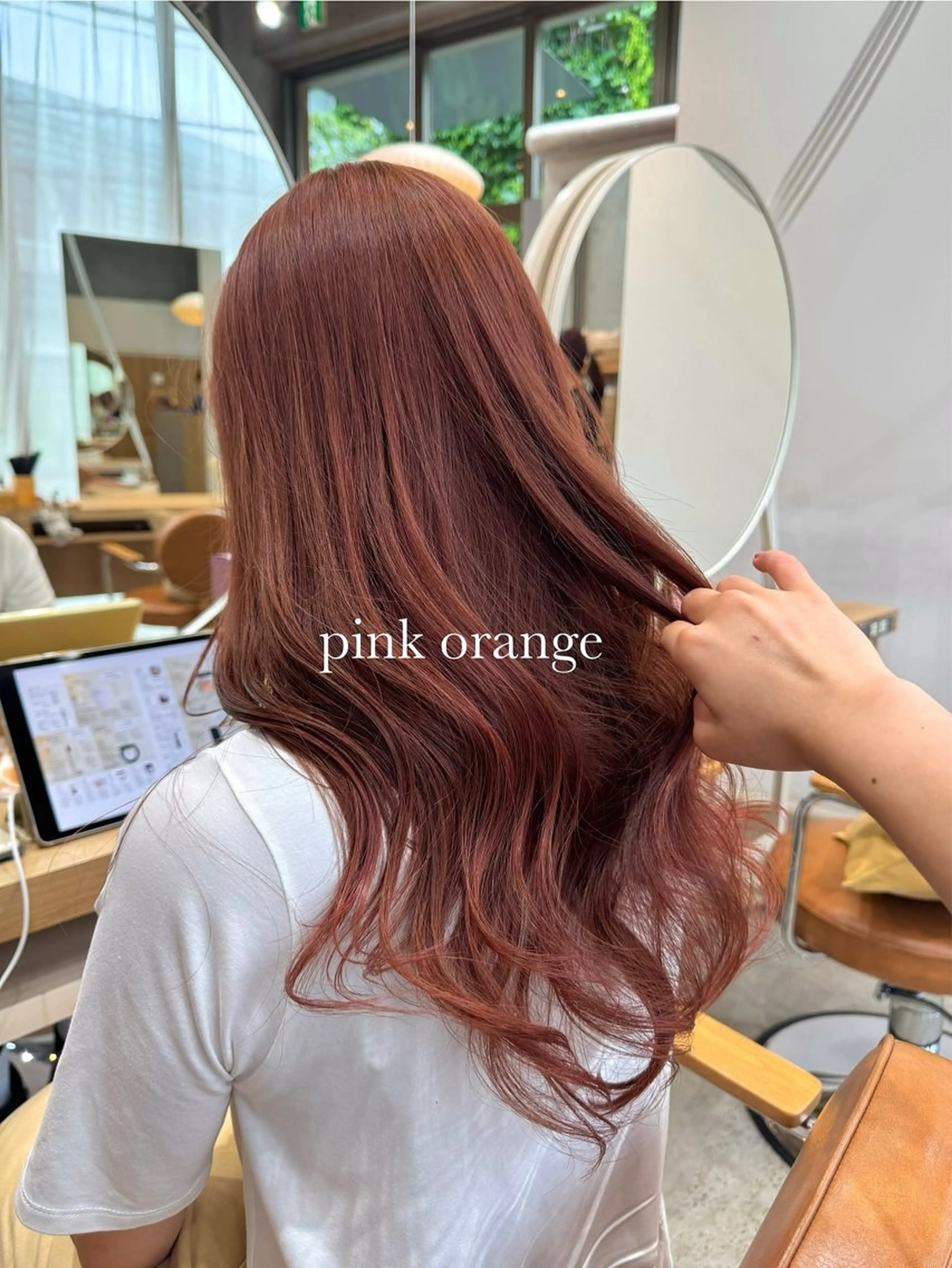 ロング カラー ヘアカラー 🫧髪質改善/Wカラ ー 暖色 🌸桜🌸のヘアスタイル