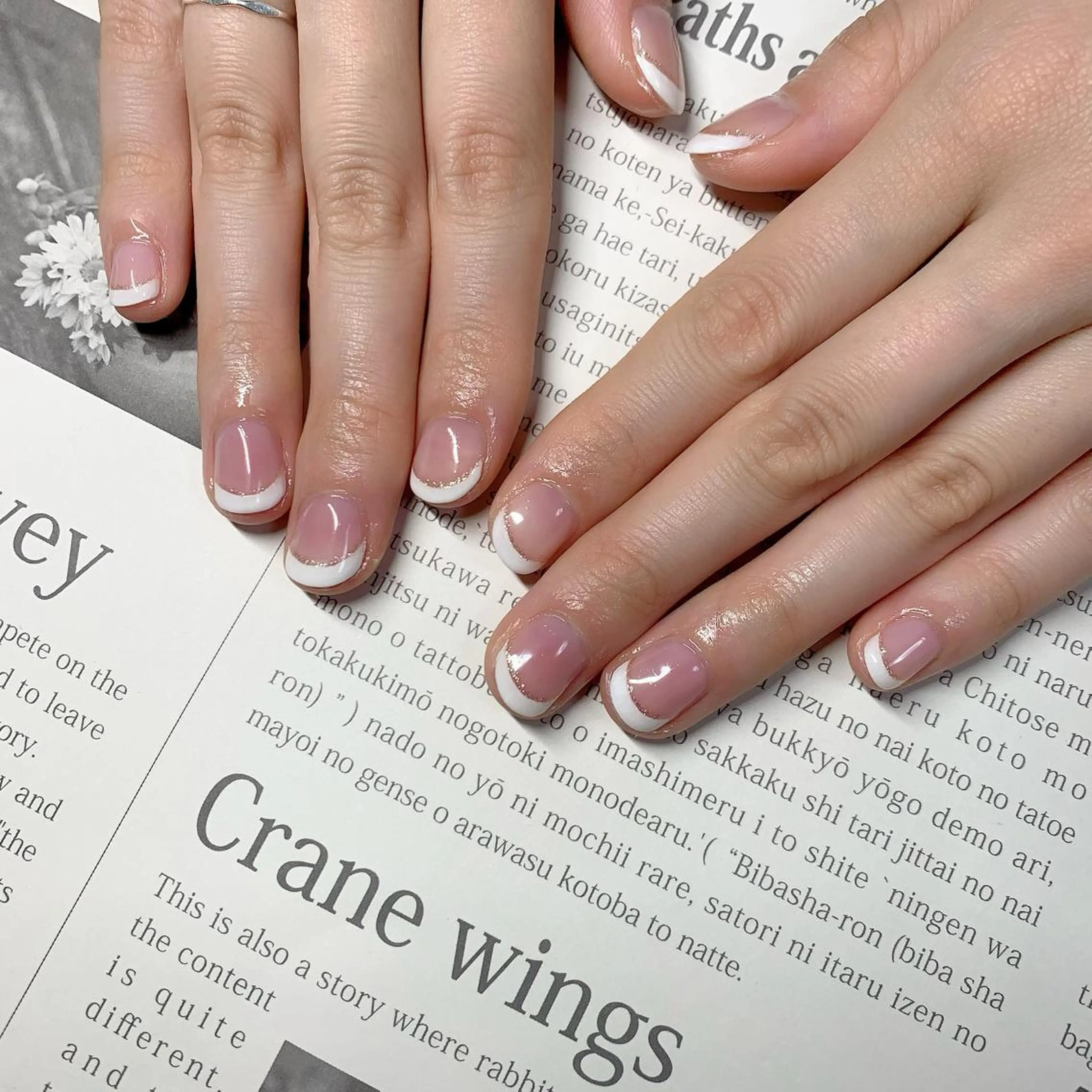 ネイル フレンチネイル Mellow所属・Mellow Nailのネイルデザイン