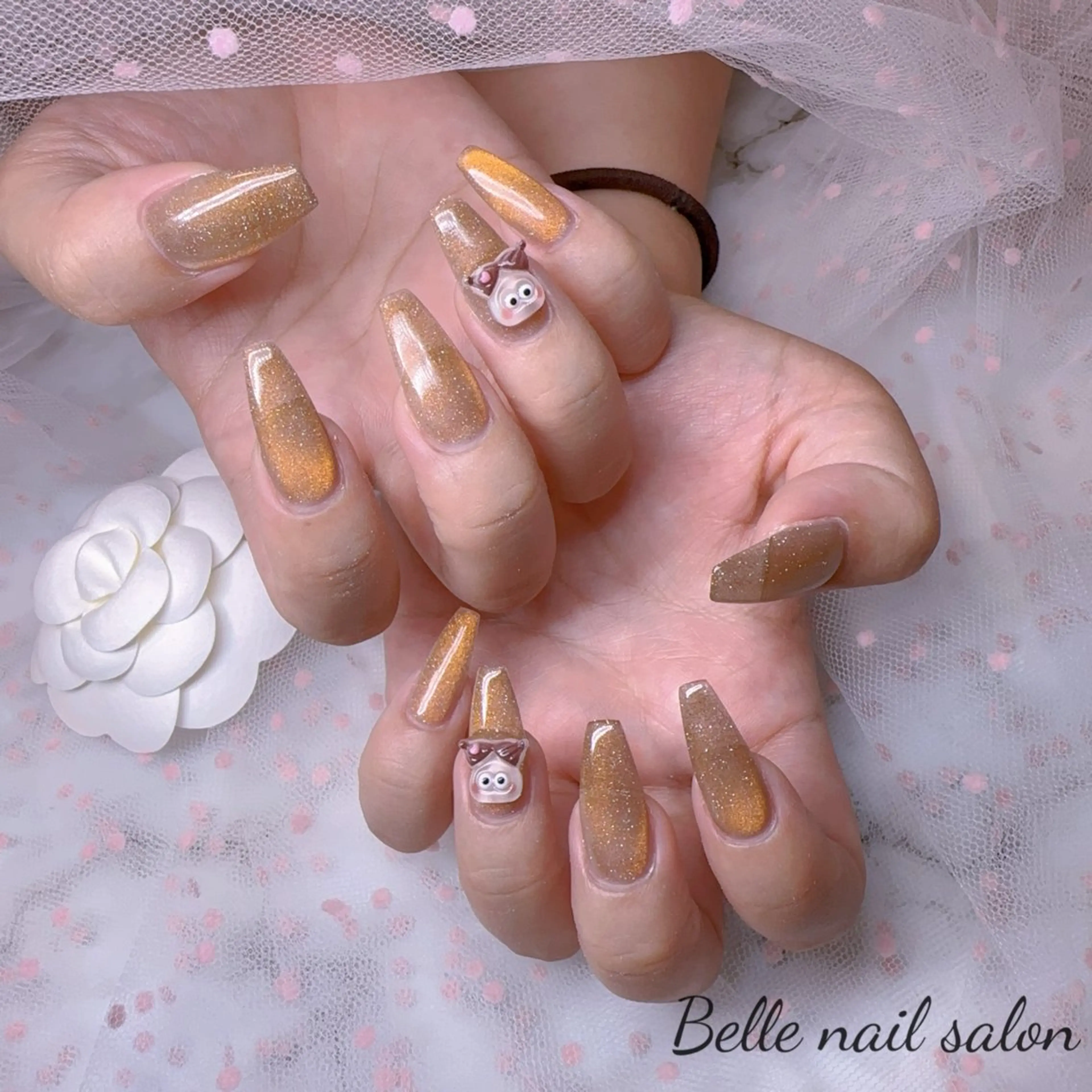 ネイル オーロラネイル フットネイル 韓国ネイル ラメ(グリッター) ラメグラデーション ハンドネイル Belle nail salon 新小岩のネイルデザイン