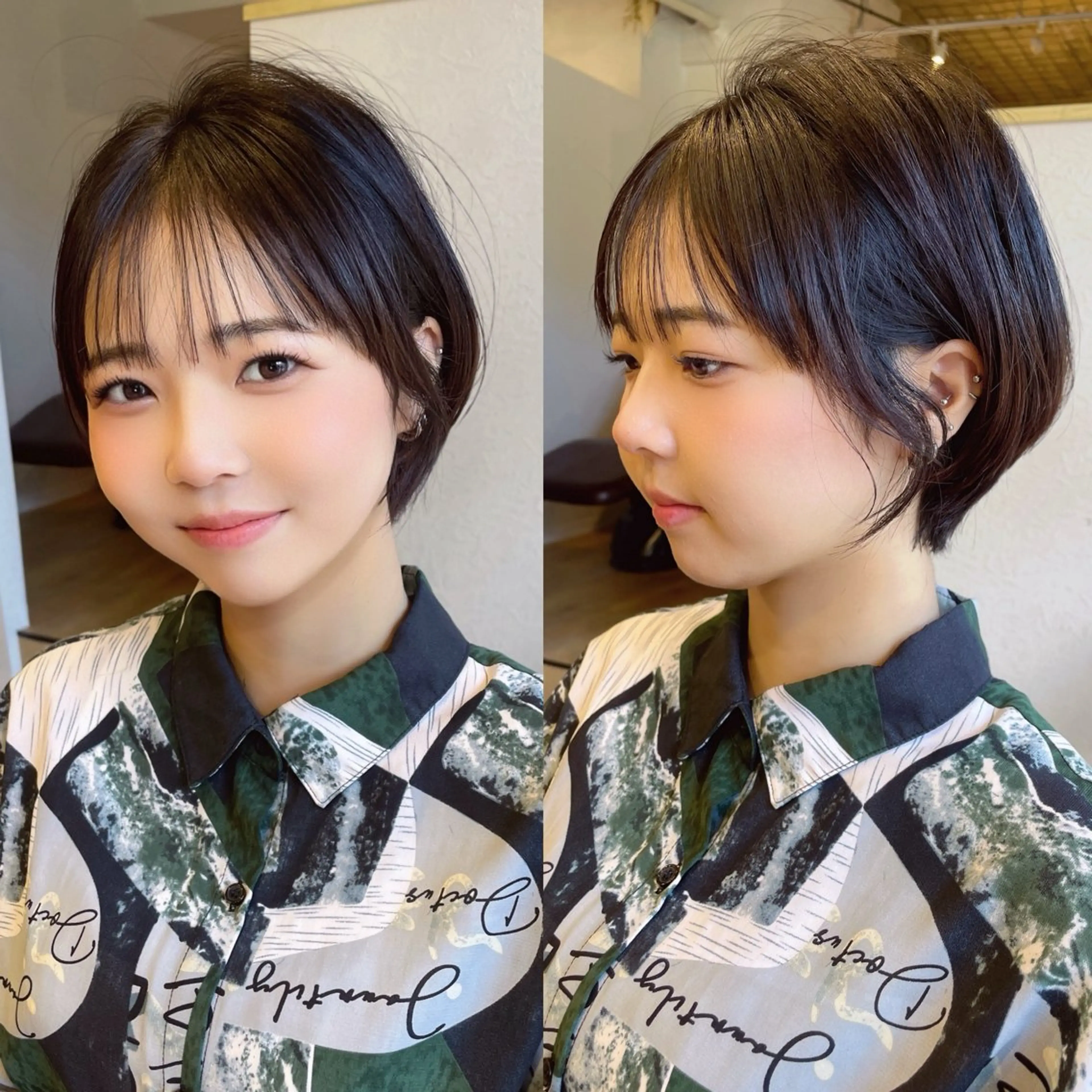 ショート INCE HAIR京都四条大宮所属・似合わせカット/ 顔周りカット/まりなのヘアスタイル