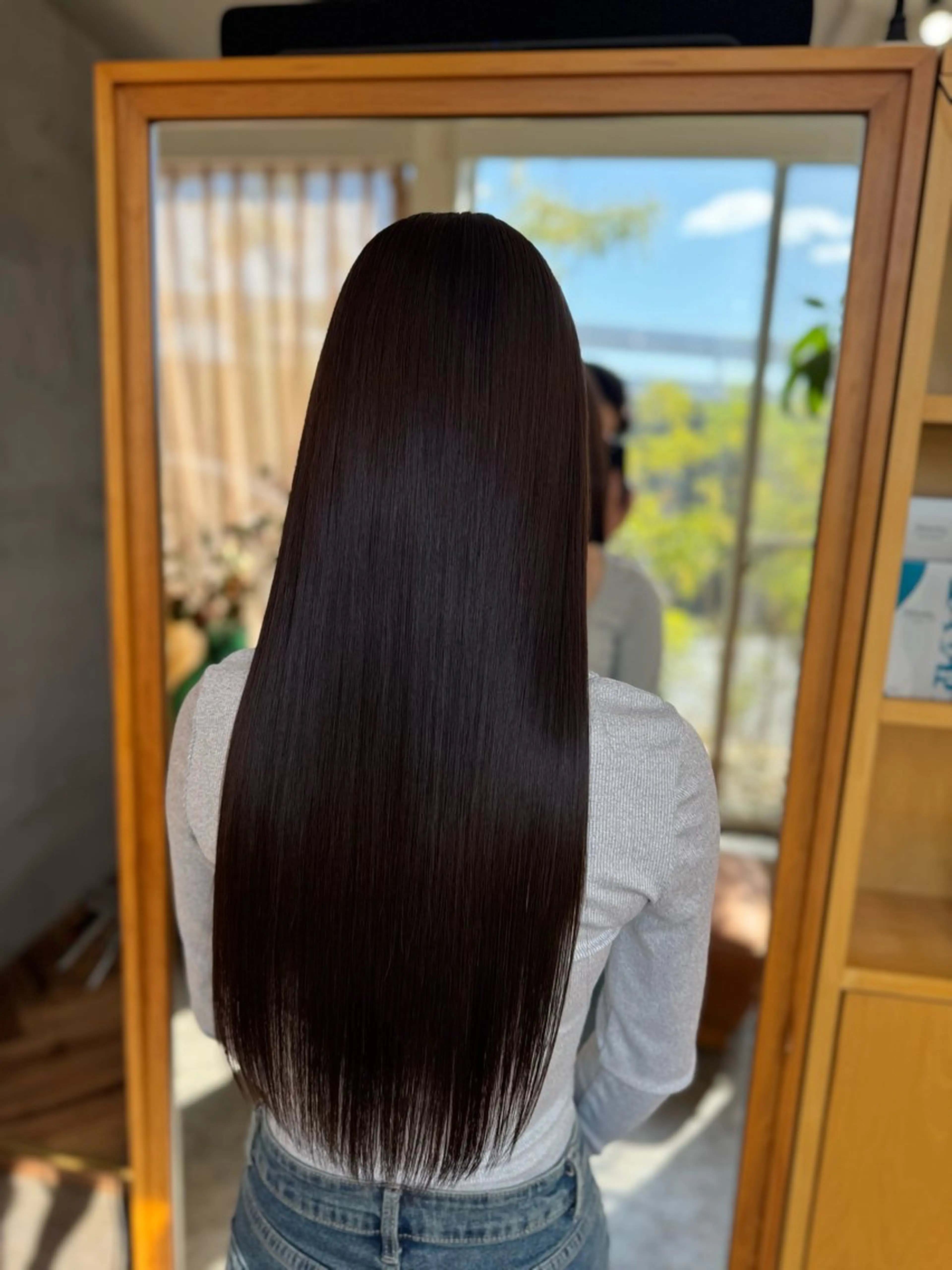 ロング カラー 髪質改善 ヘアカラー 縮毛矯正 トリートメント Hairsalon e.na所属・髪質改善/縮毛矯正/ 艶髪/こたろうのヘアスタイル