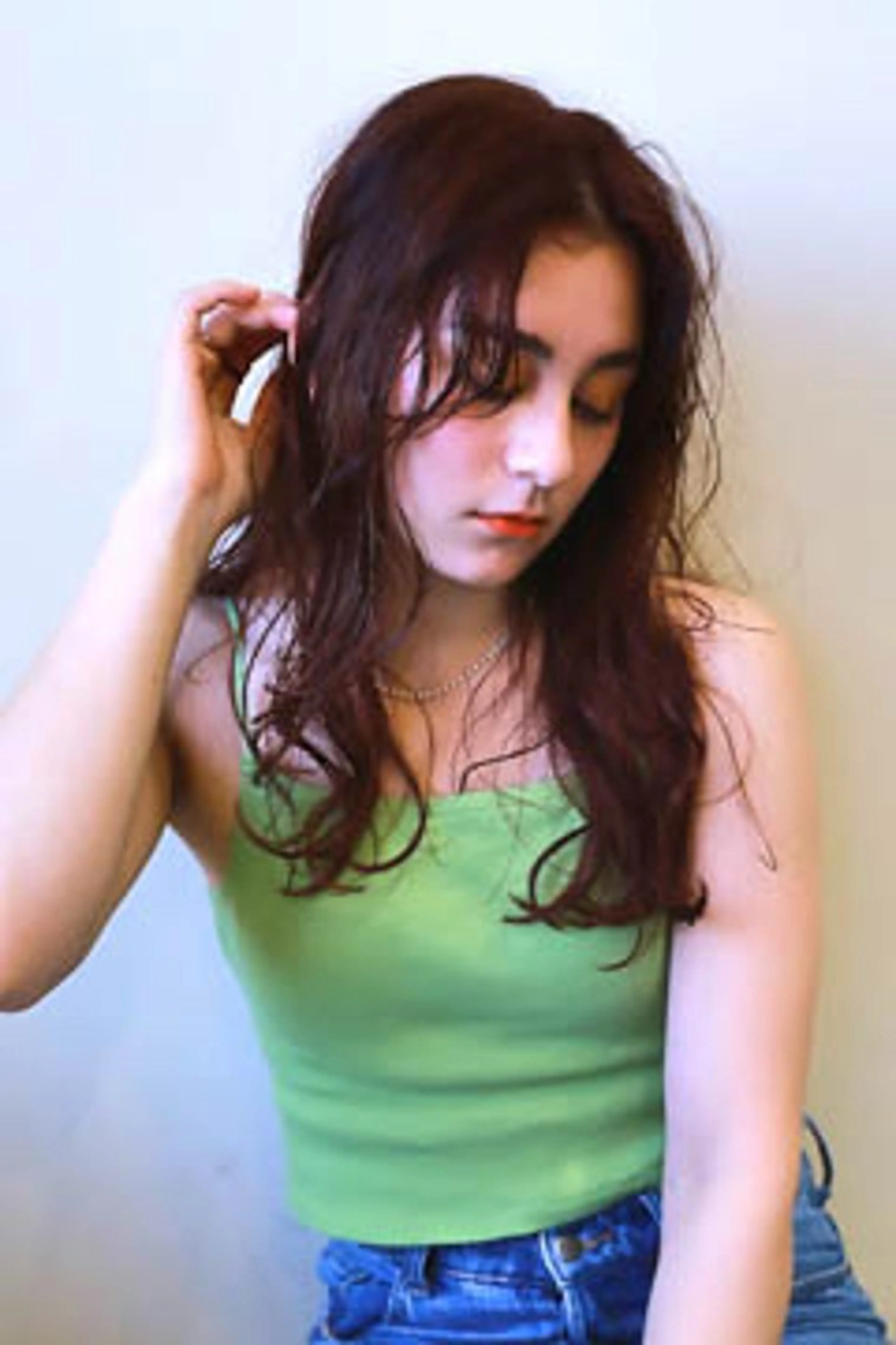 カラー Lapa かぐらのヘアスタイル