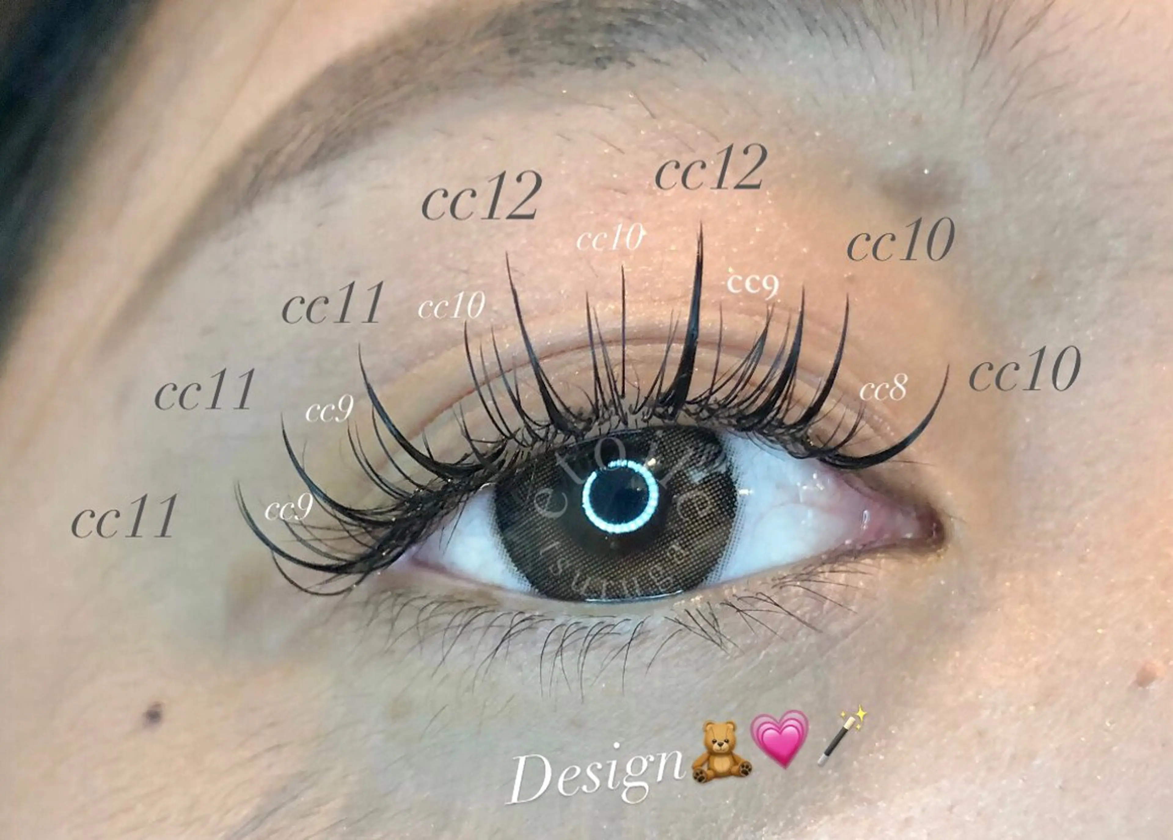 マツエク・マツパ Tsuruga Mikiのマツエク・マツパデザイン