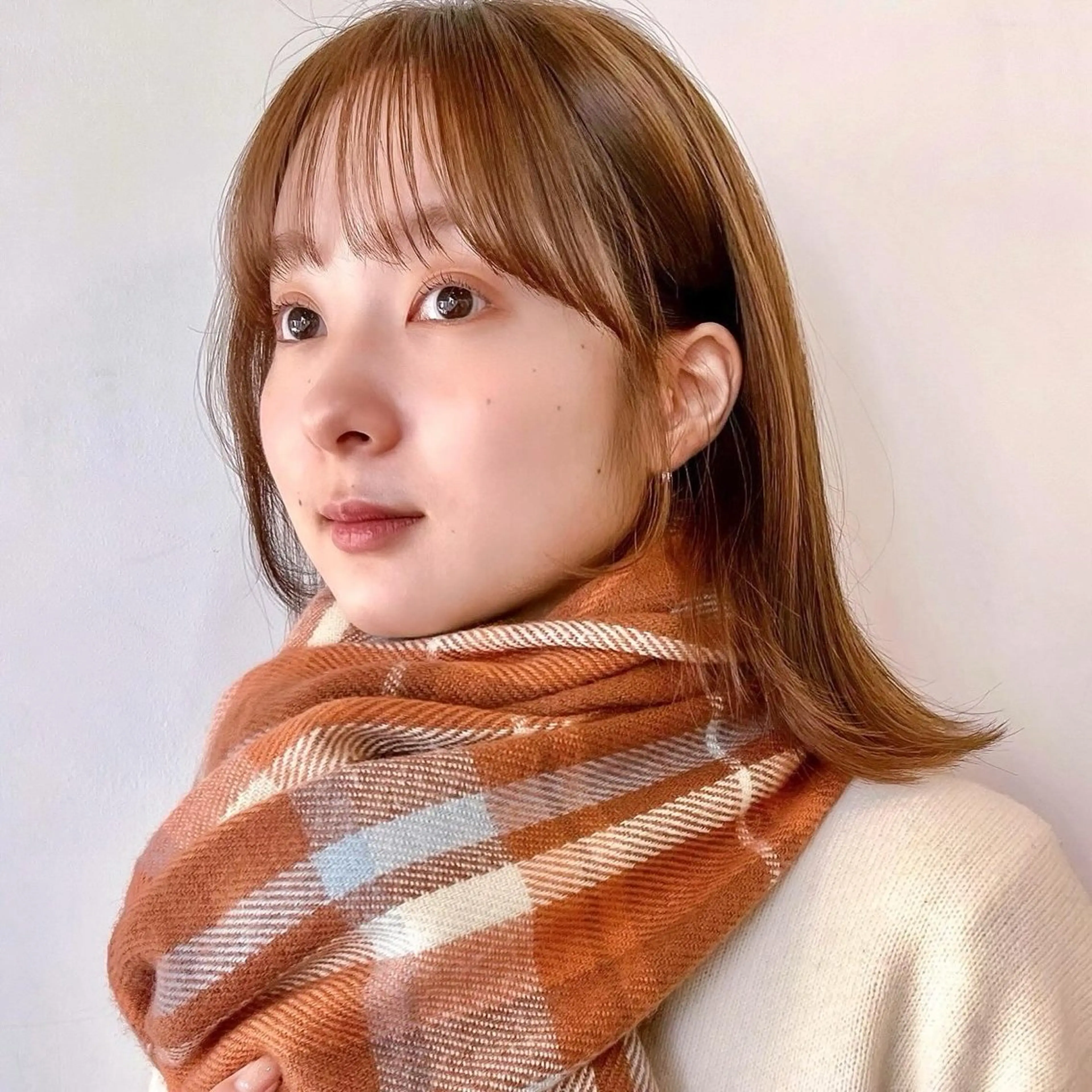 ロング カラー カット ヘアカラー トリートメント 🌱小顔ヘア/ボブ ミディアム/双葉🌱のヘアスタイル