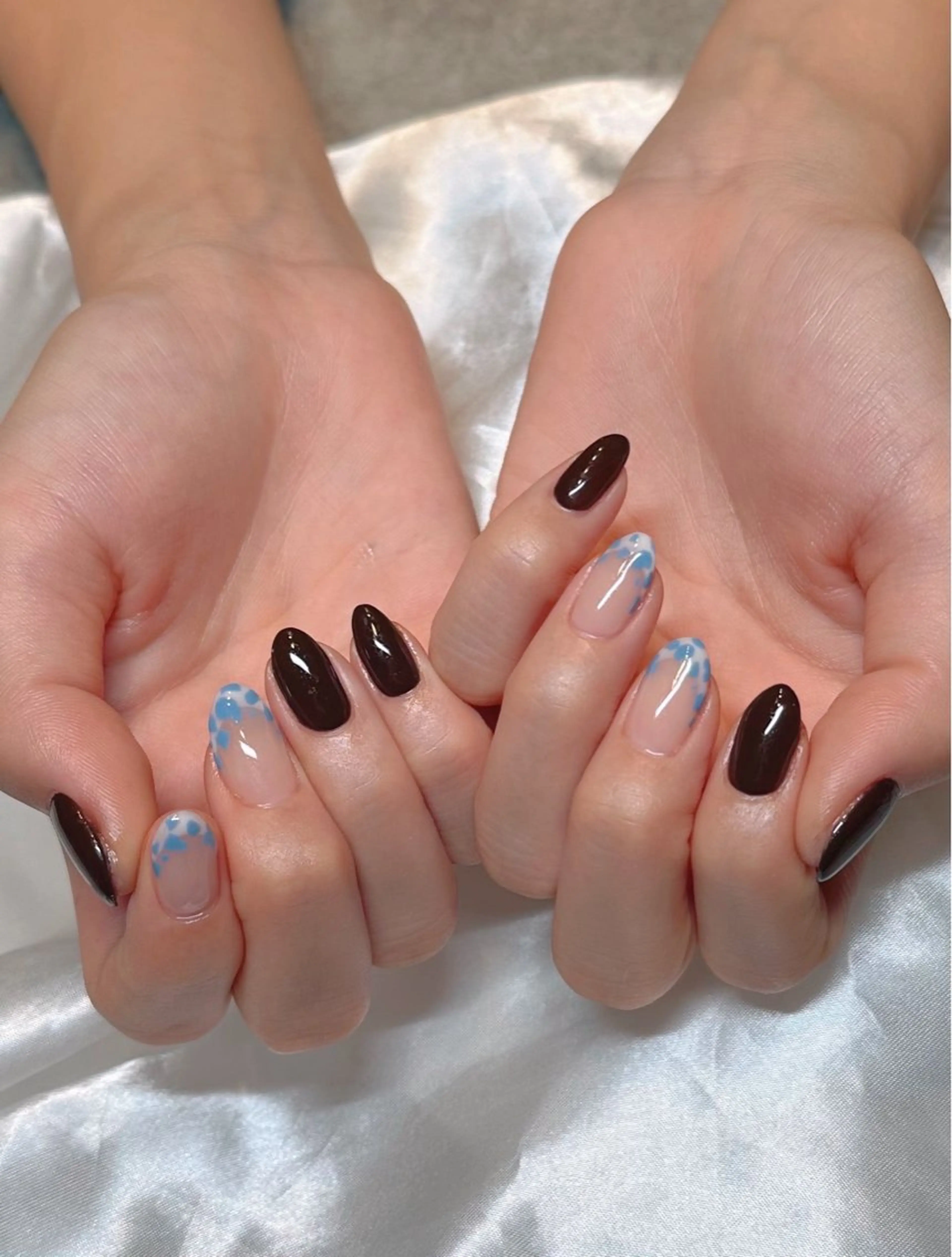 ネイル フラッシュネイル マグネットネイル 持ち込み ニュアンスネイル スカルプネイル ハンドネイル at Nailのネイルデザイン