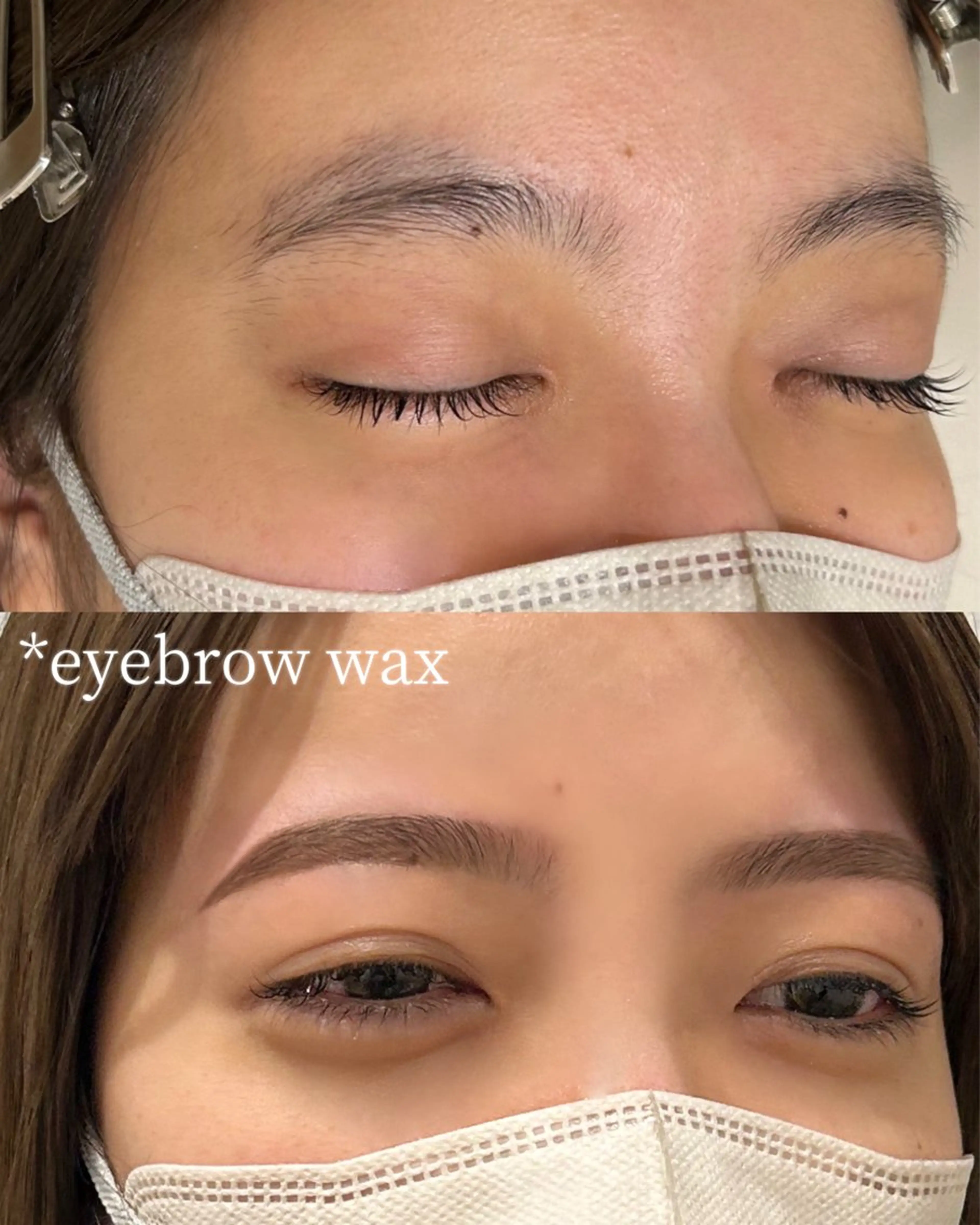 【12月限定-撮影モデル📸】眉ワックス（カット込み）+アイブロウメイク仕上げの写真