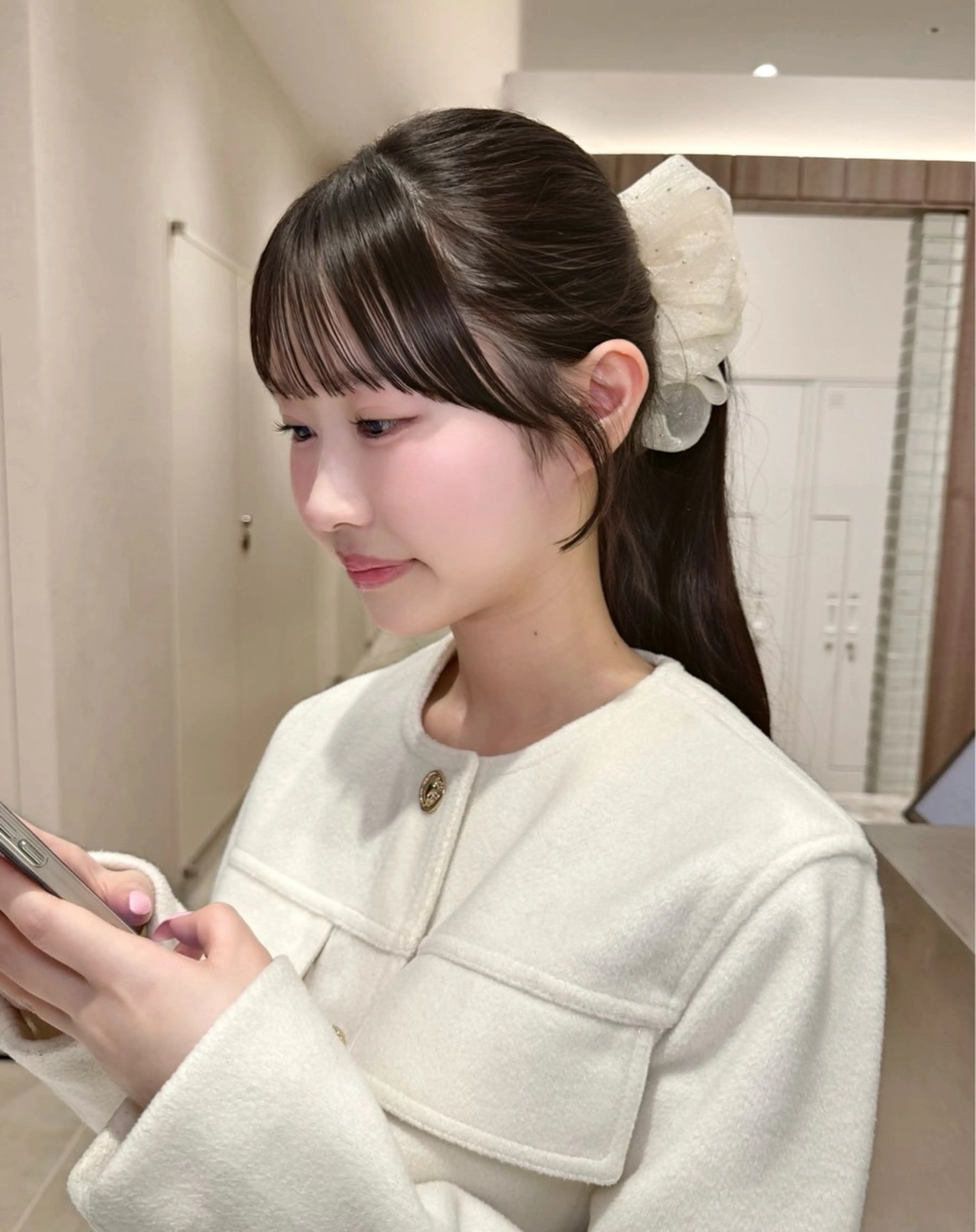 ロング 𝑀𝐼𝐾𝑈🤍 SALOWIN銀座のヘアスタイル